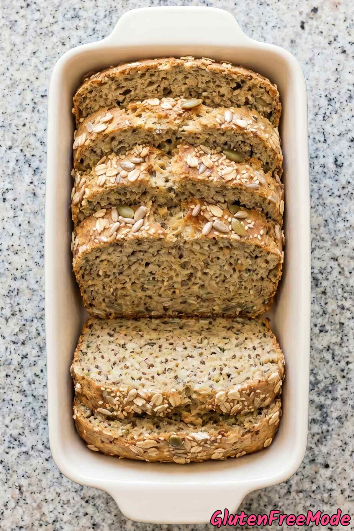 Nourishing gluten free multigrain seed bread