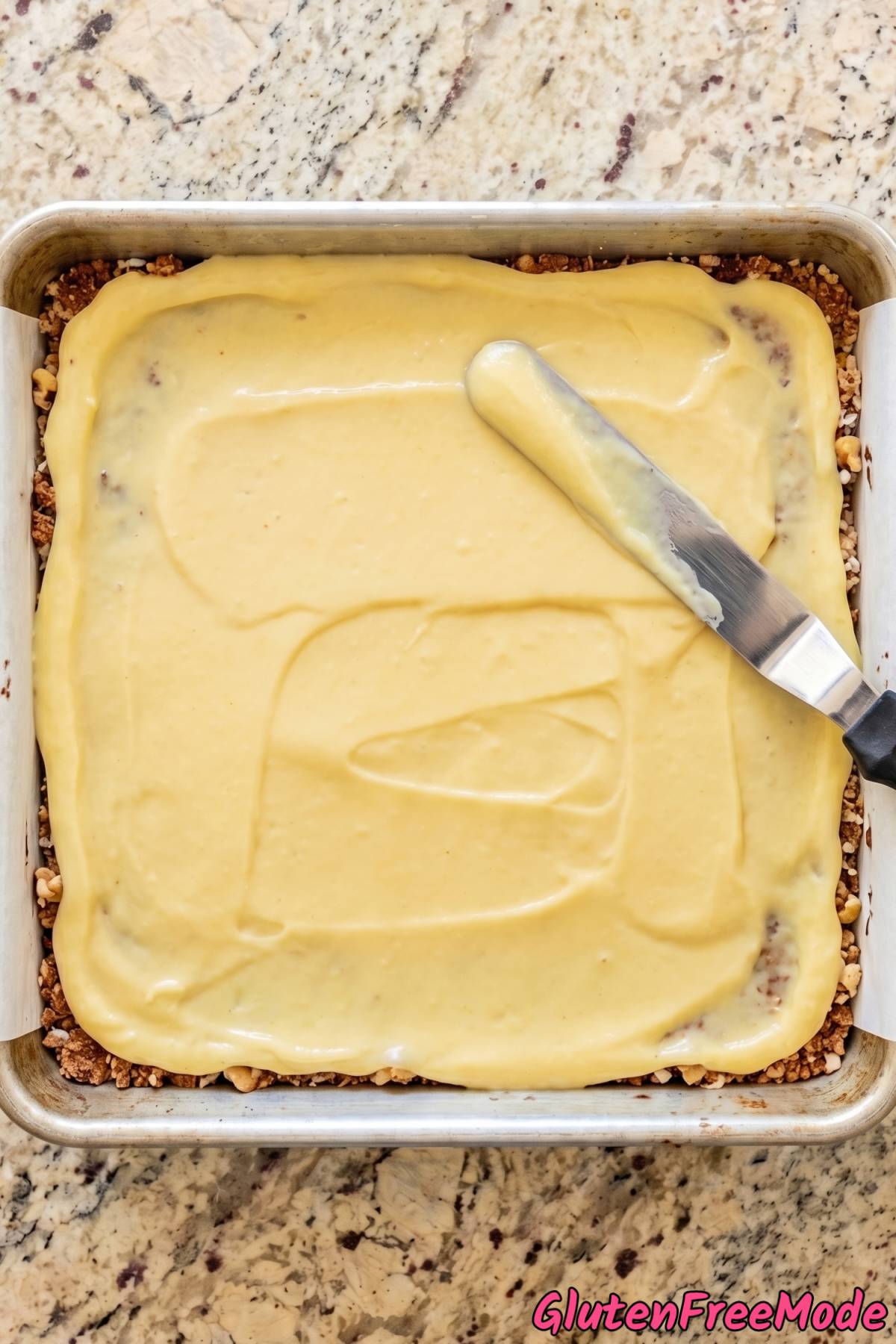 Gluten Free Nanaimo Bars Step 4