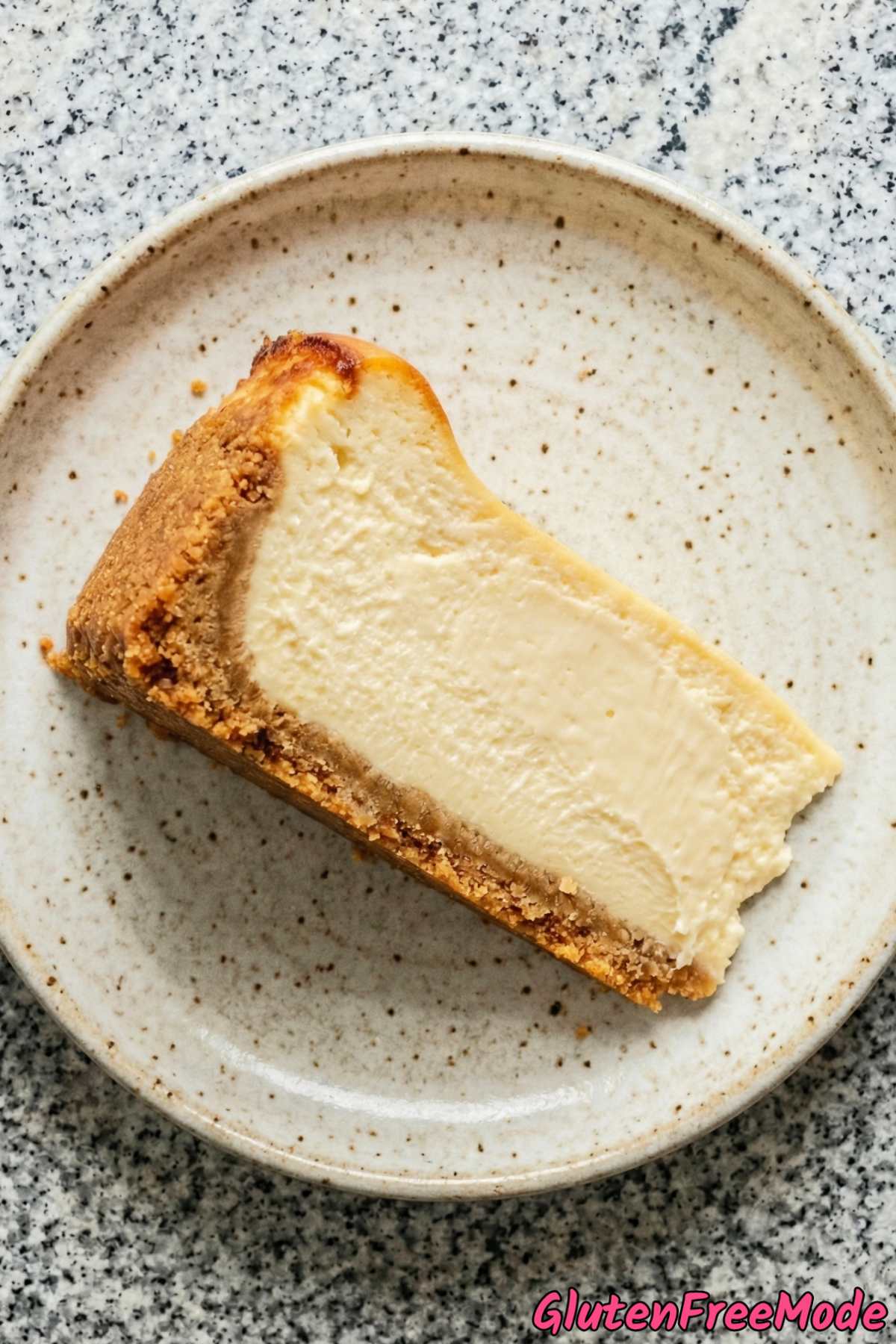 Decadent gluten free New York cheesecake
