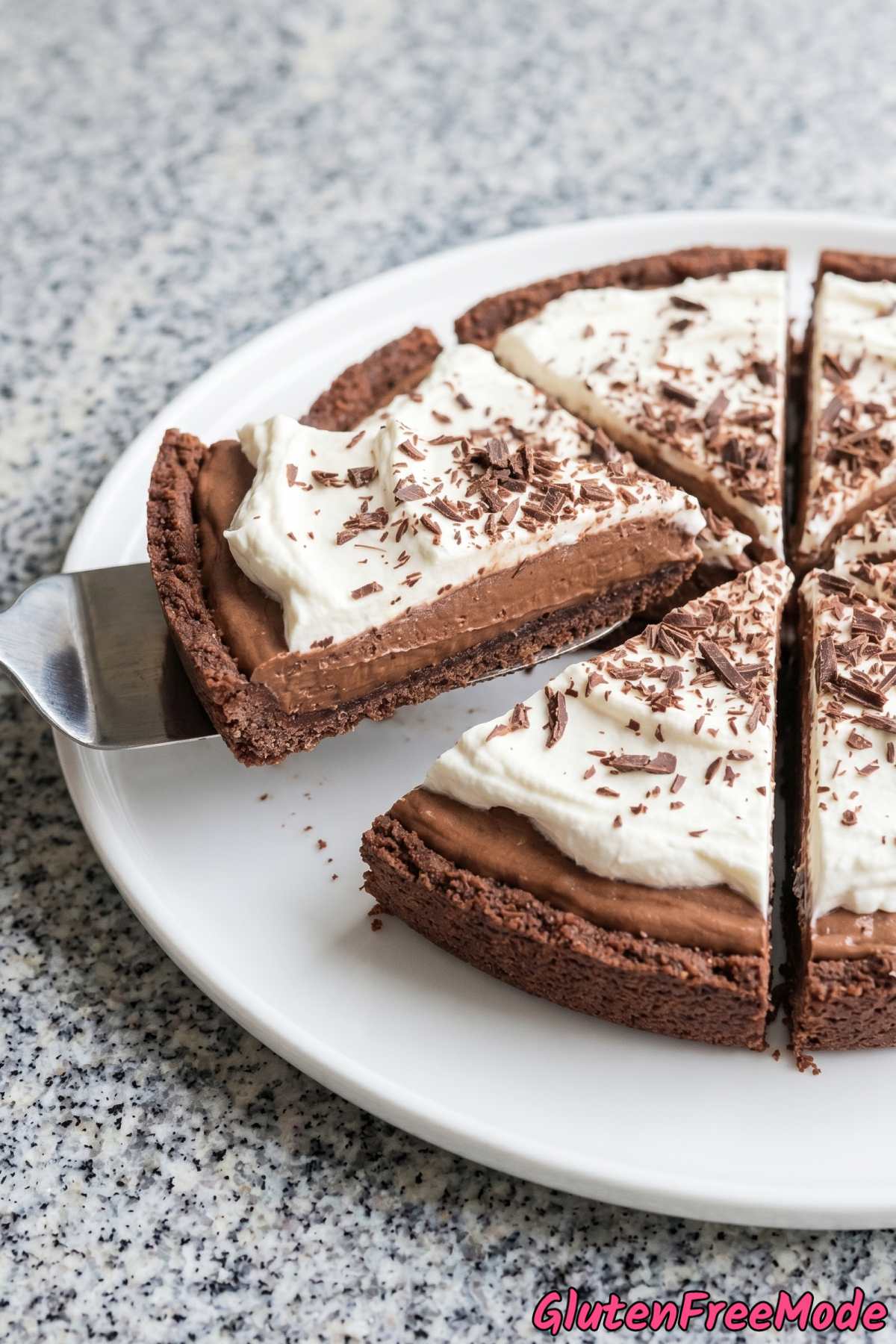 Indulgent gluten free no bake chocolate cake