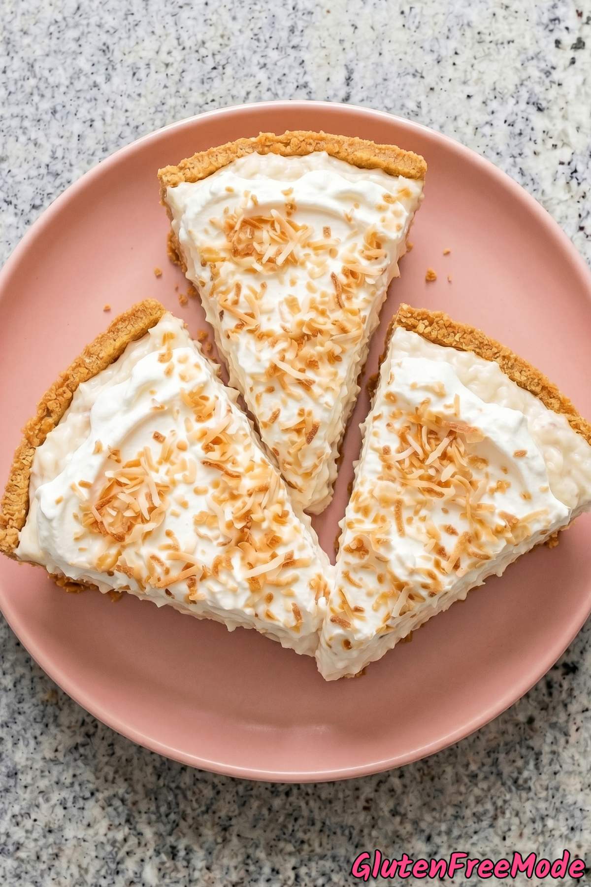 Creamy gluten free no bake coconut cream cake