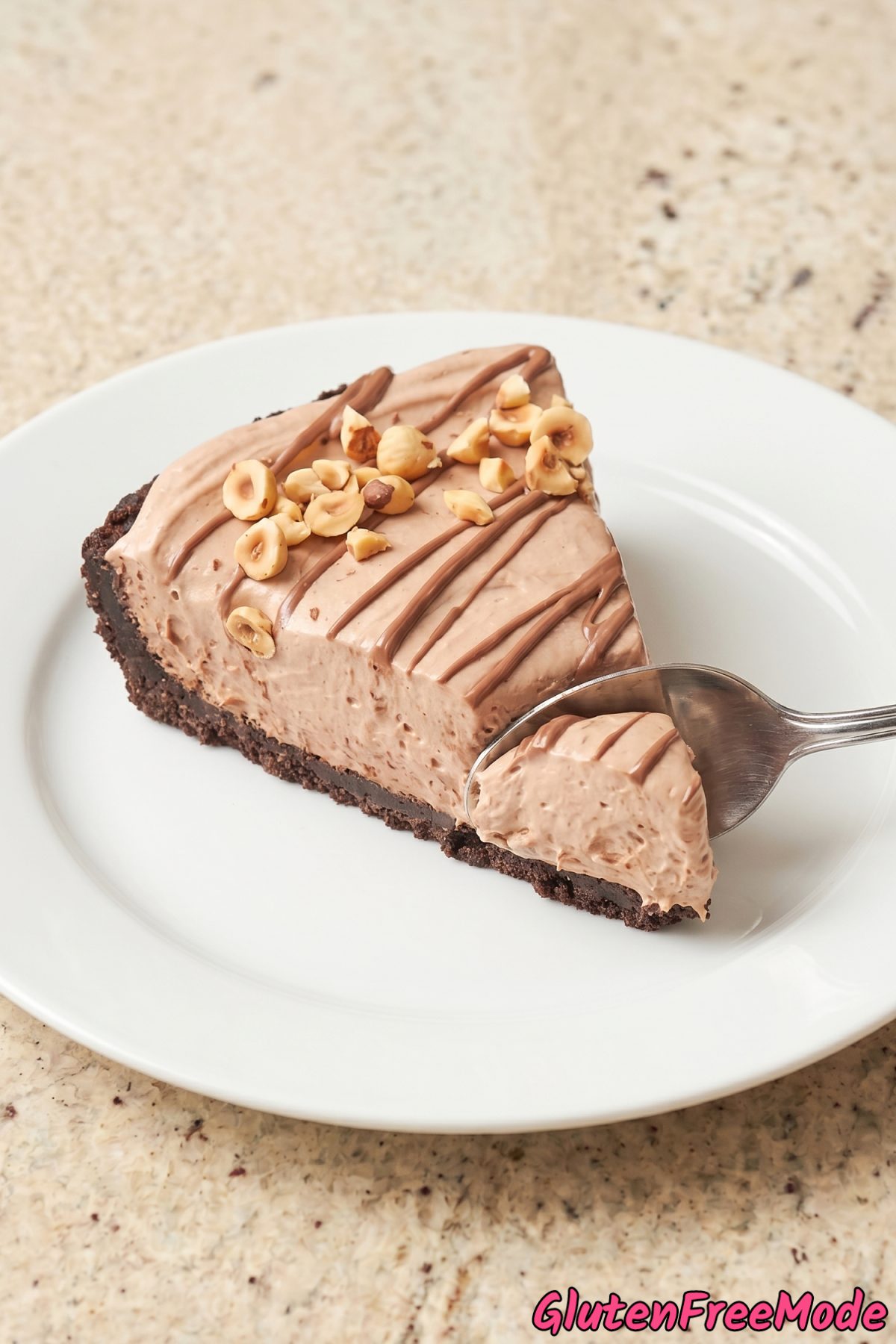 Easy gluten free no bake Nutella cake