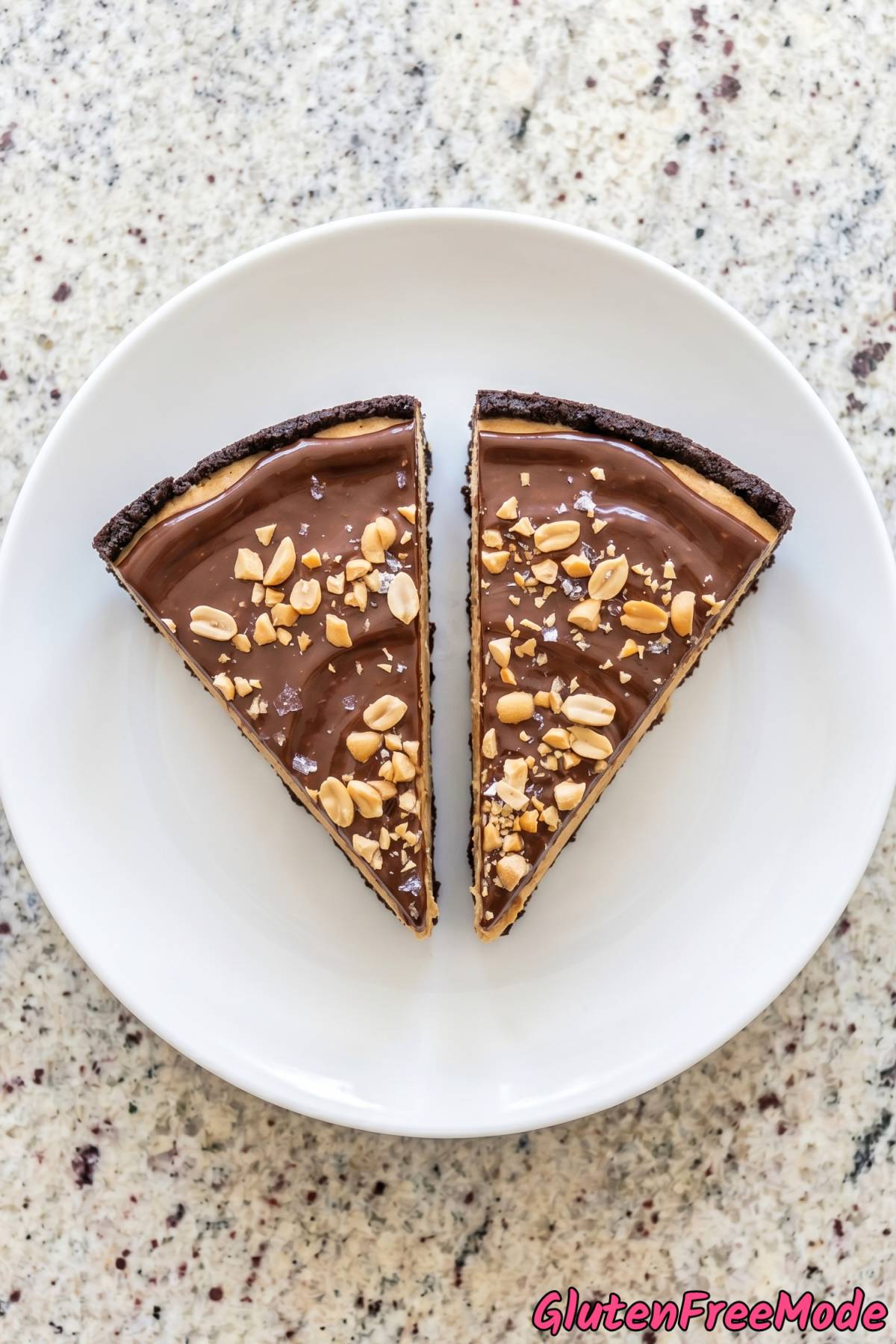 Decadent gluten free peanut butter cheesecake