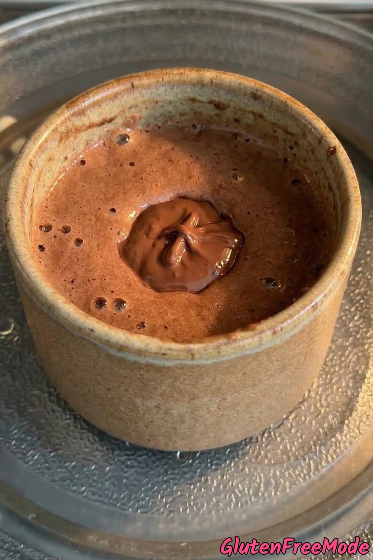 Gluten Free Nutella Mug Cake Step 4