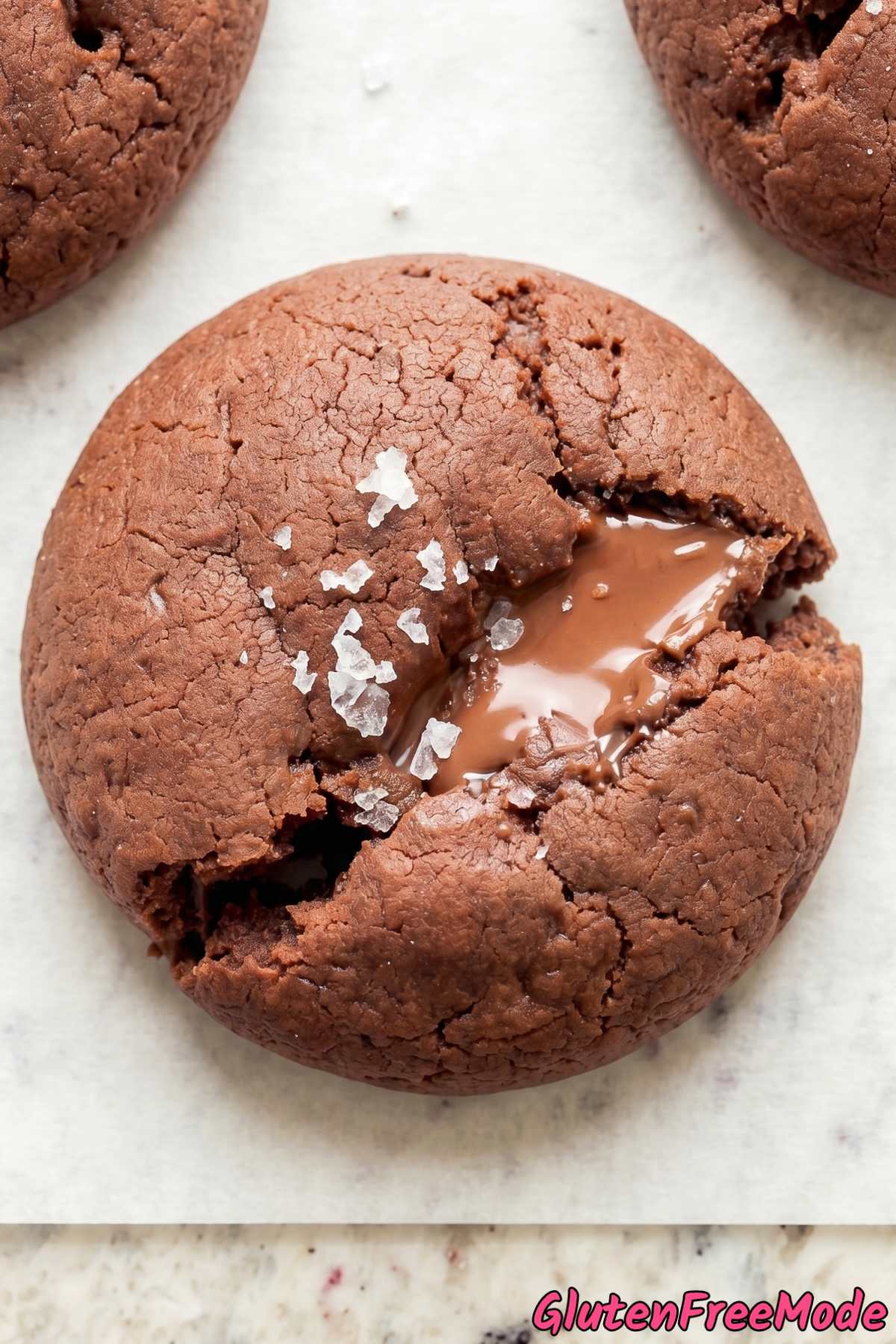 Decadent gluten free Nutella stuffed cookies