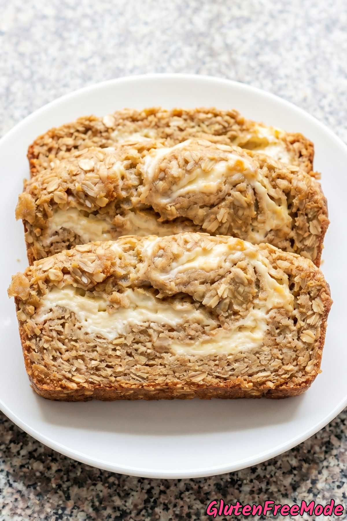 Sweet gluten free oatmeal cream pie bread