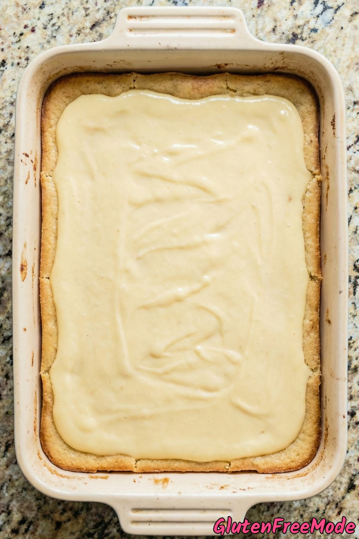 Gluten Free Ooey Gooey Butter Cake Step 4