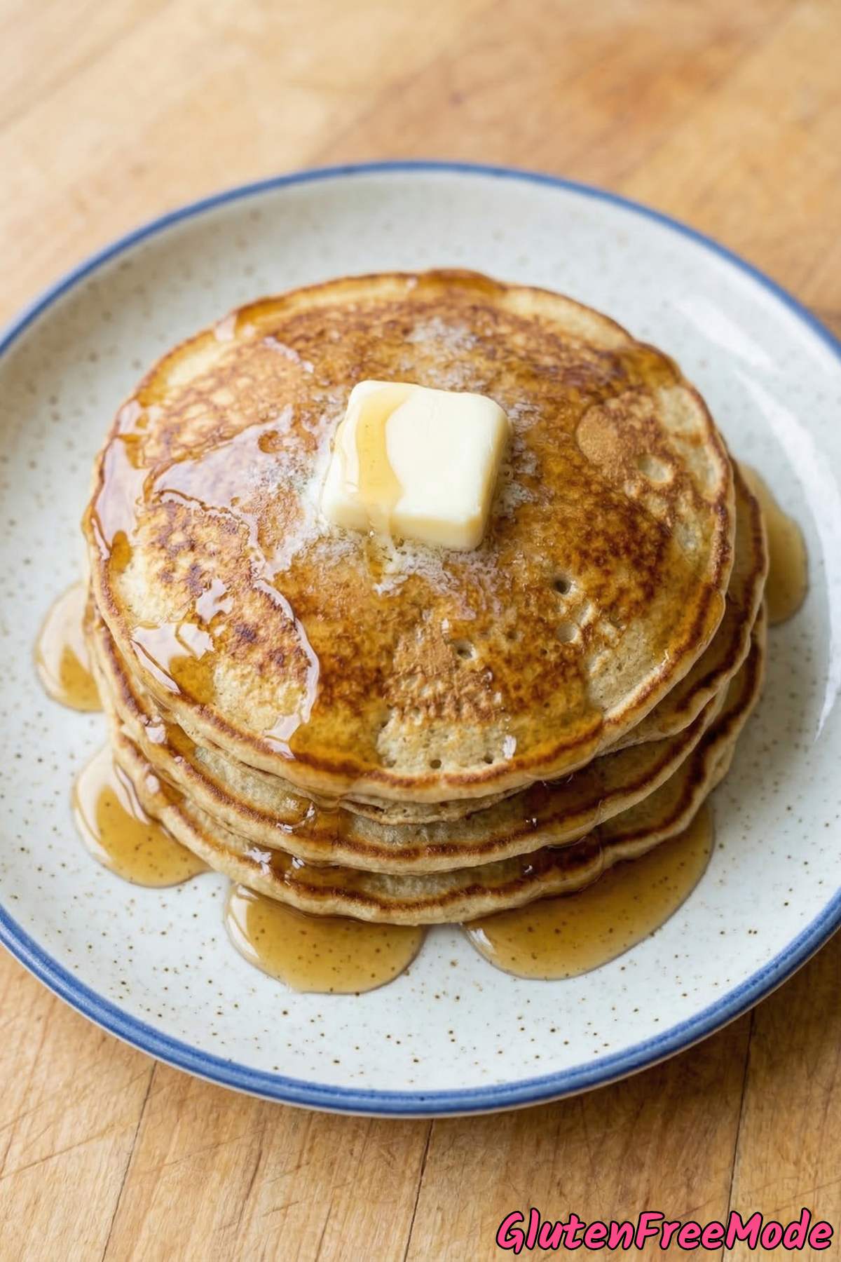 Light and tender gluten free pancakes