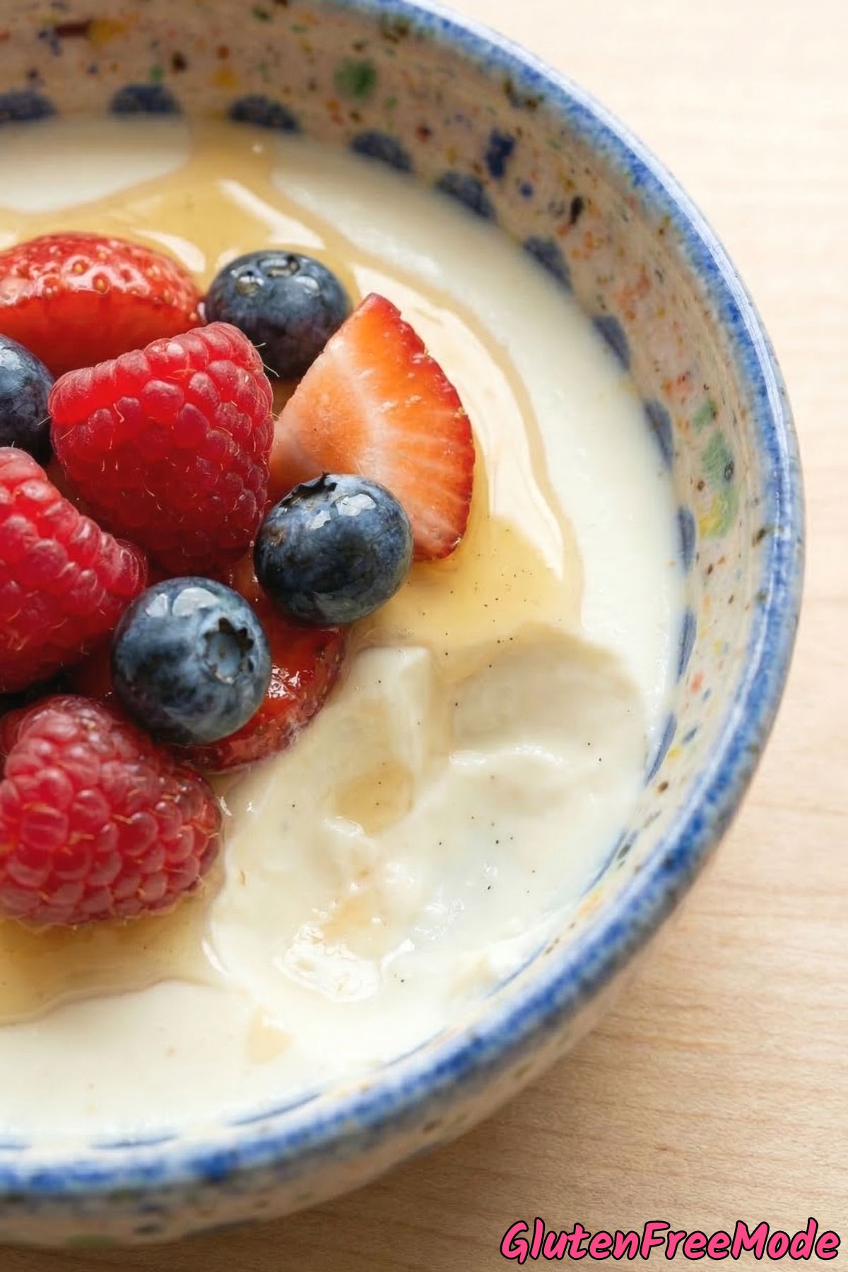 Luscious gluten free panna cotta treat