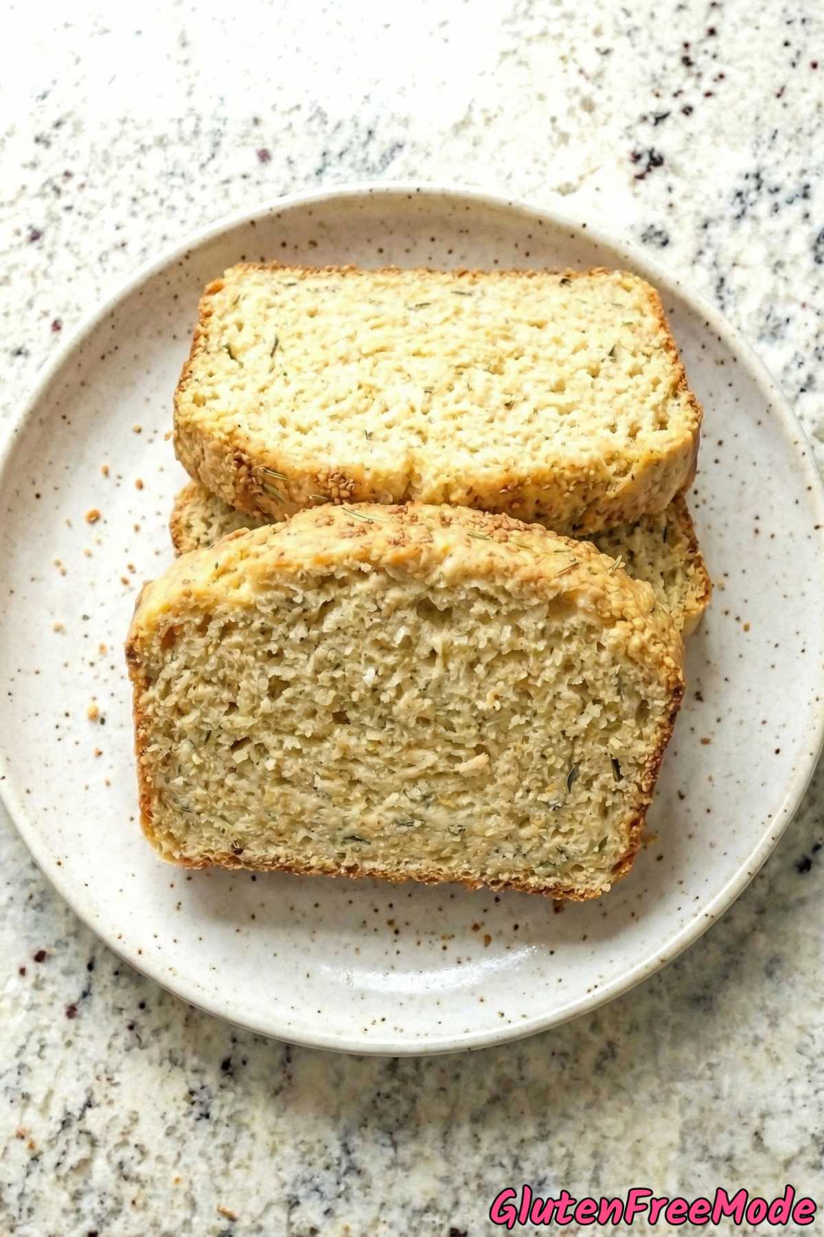 Fluffy gluten free parmesan herb loaf