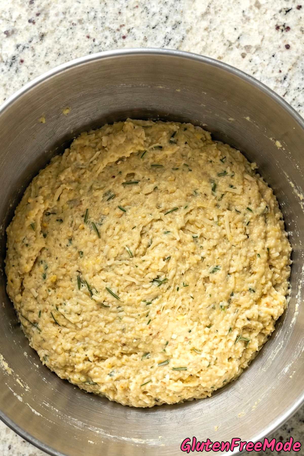 Gluten Free Parmesan Herb Loaf Step 4