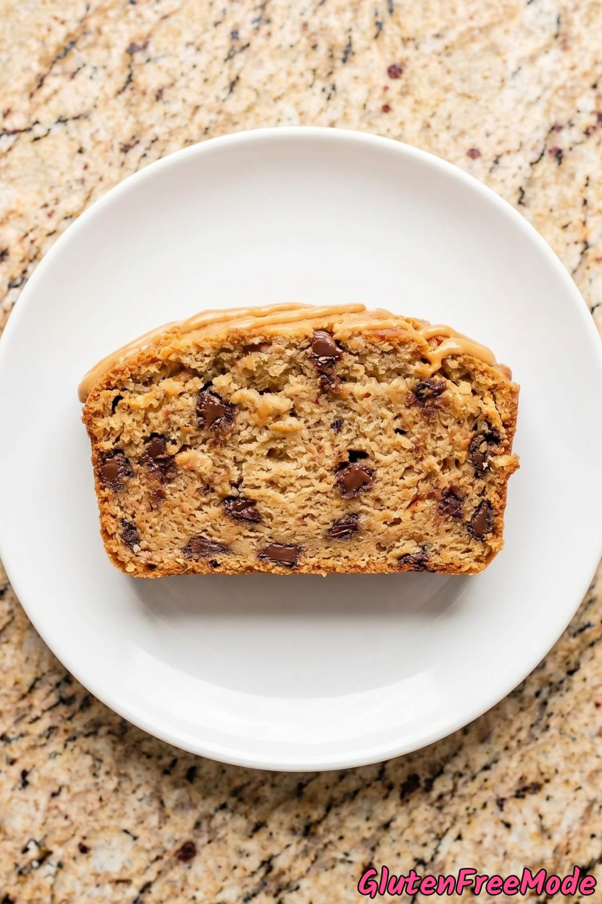 Rich gluten free cookie dough peanut bread