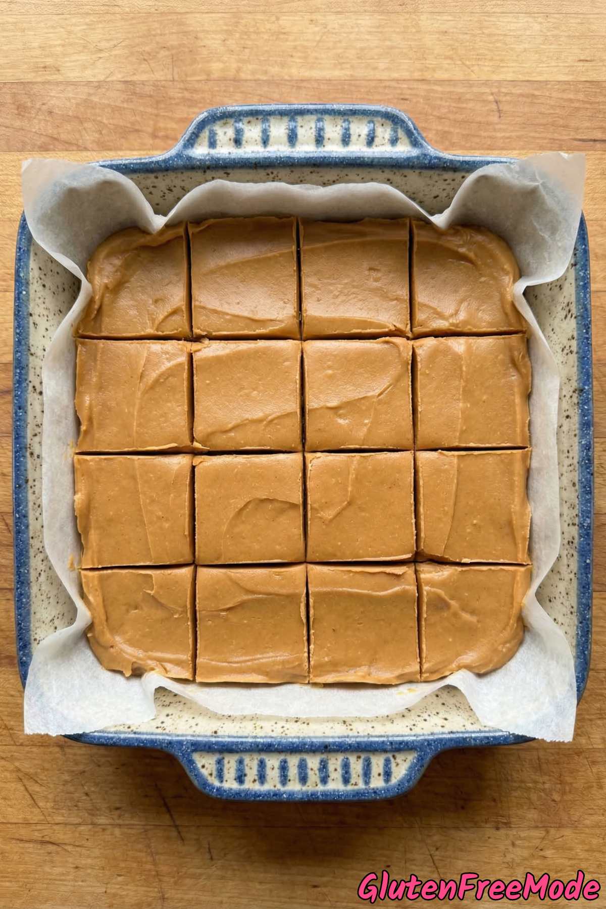 Smooth gluten free peanut butter fudge bites