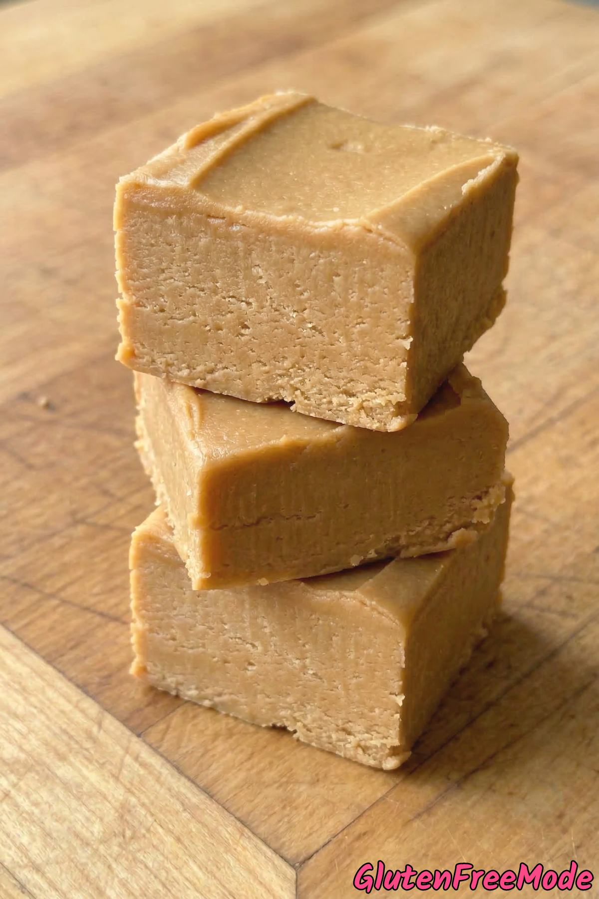 Easy gluten free peanut butter fudge pieces