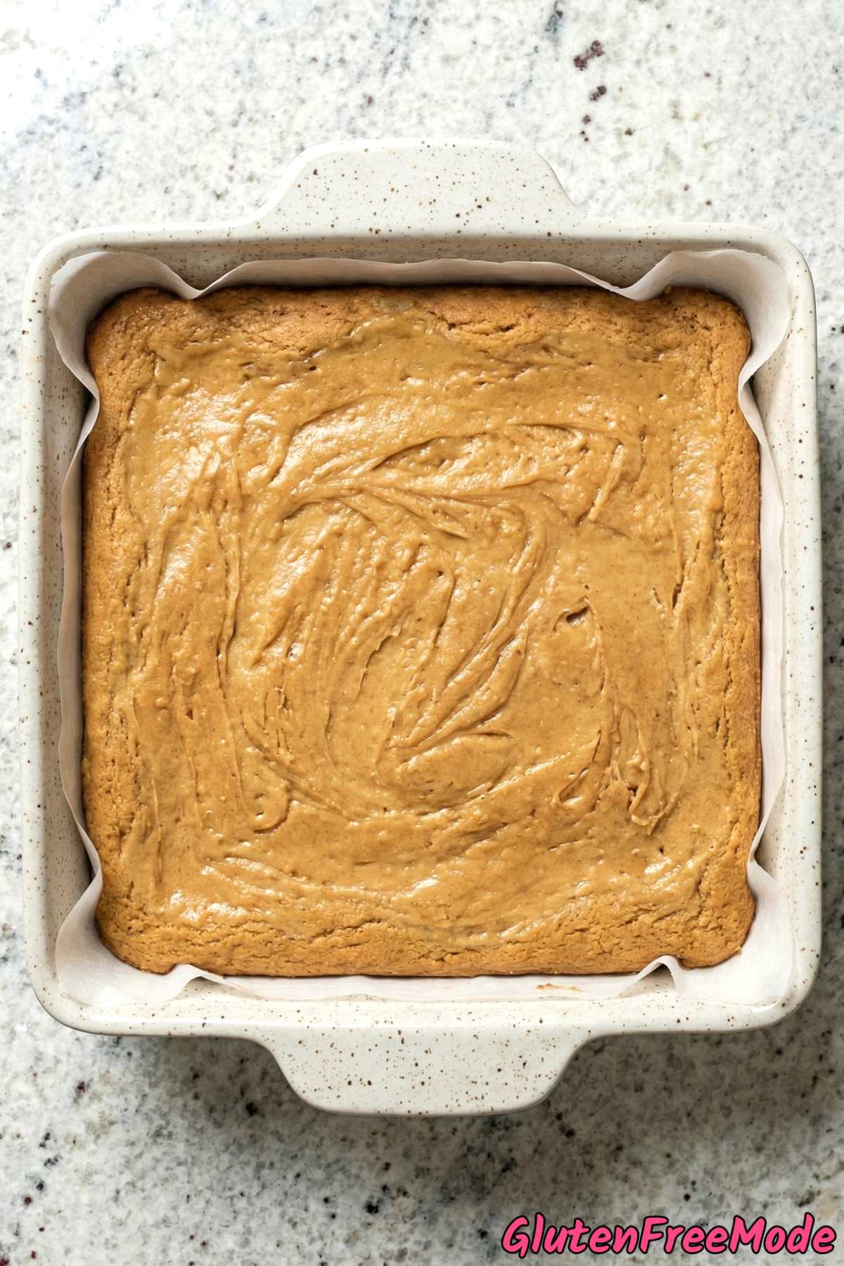 Gluten Free Peanut Butter & Jelly Blondies Step 4