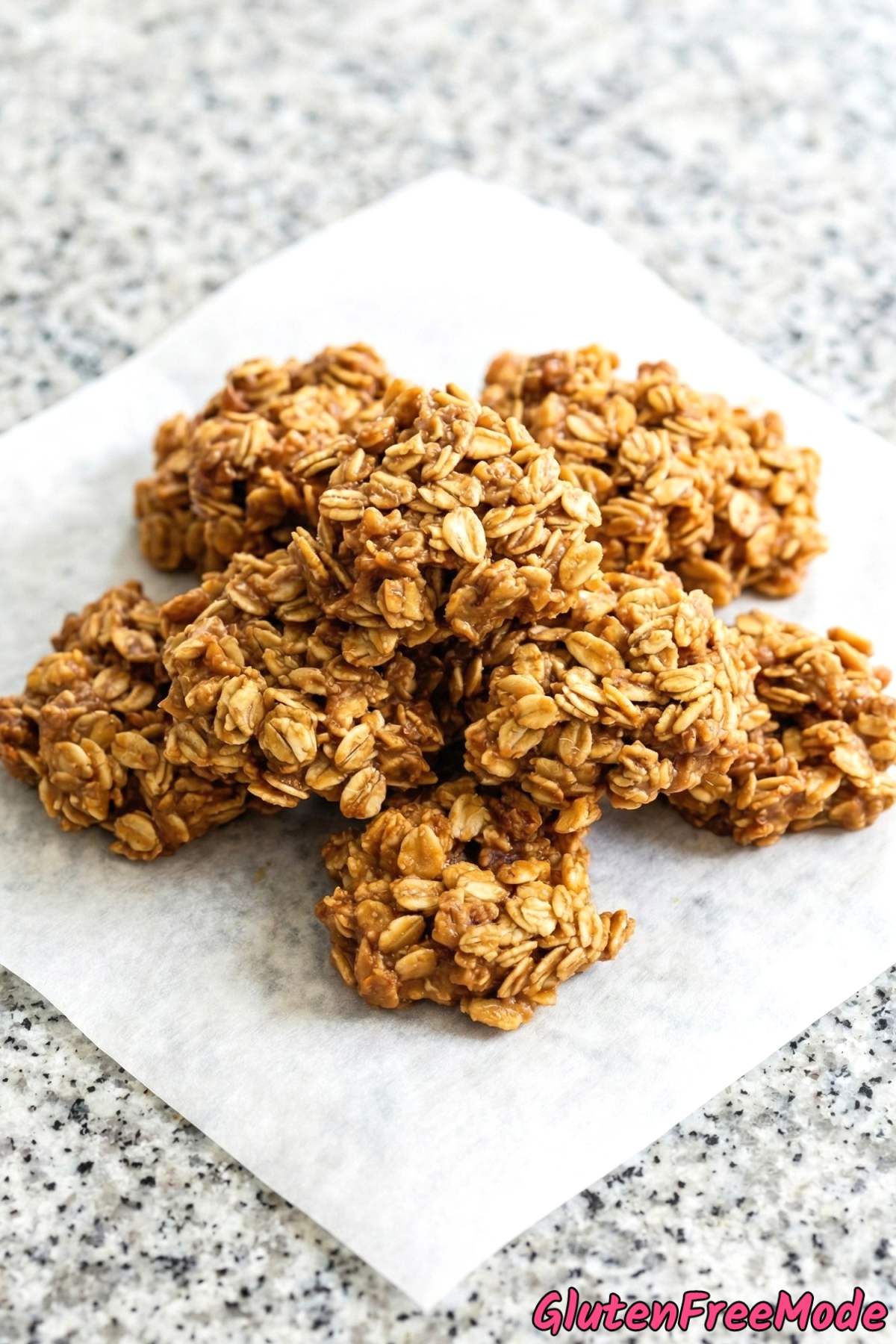 Simple gluten free peanut butter oat clusters