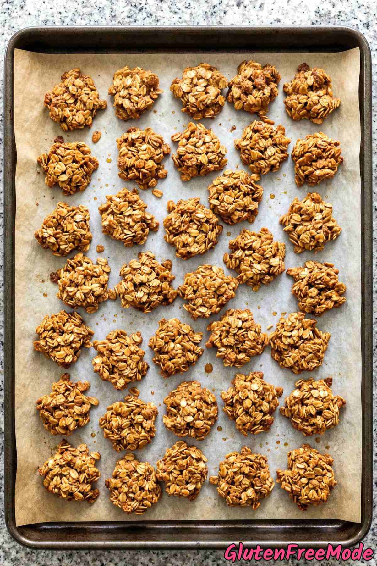 Chewy peanut butter oat clusters gluten free