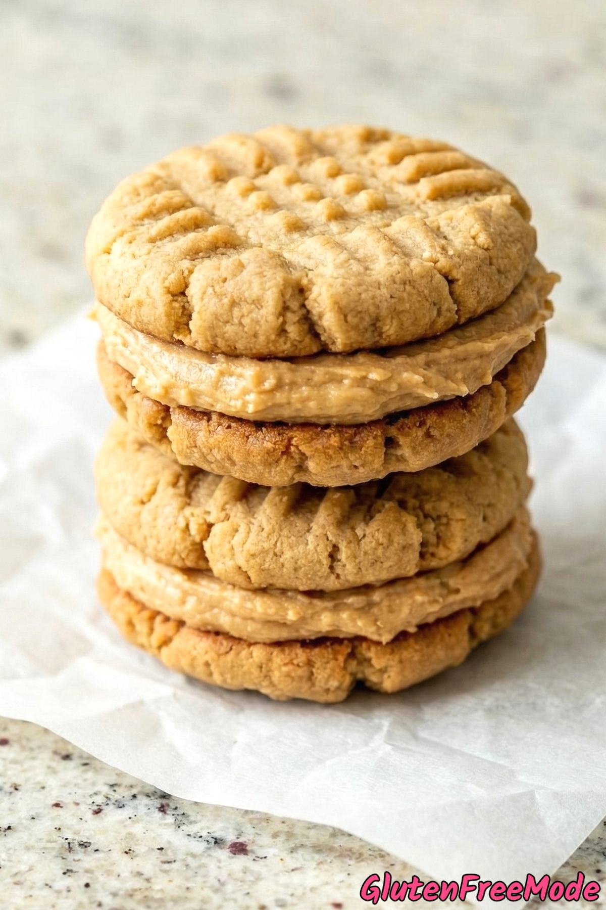 Irresistible peanut butter sandwich cookies