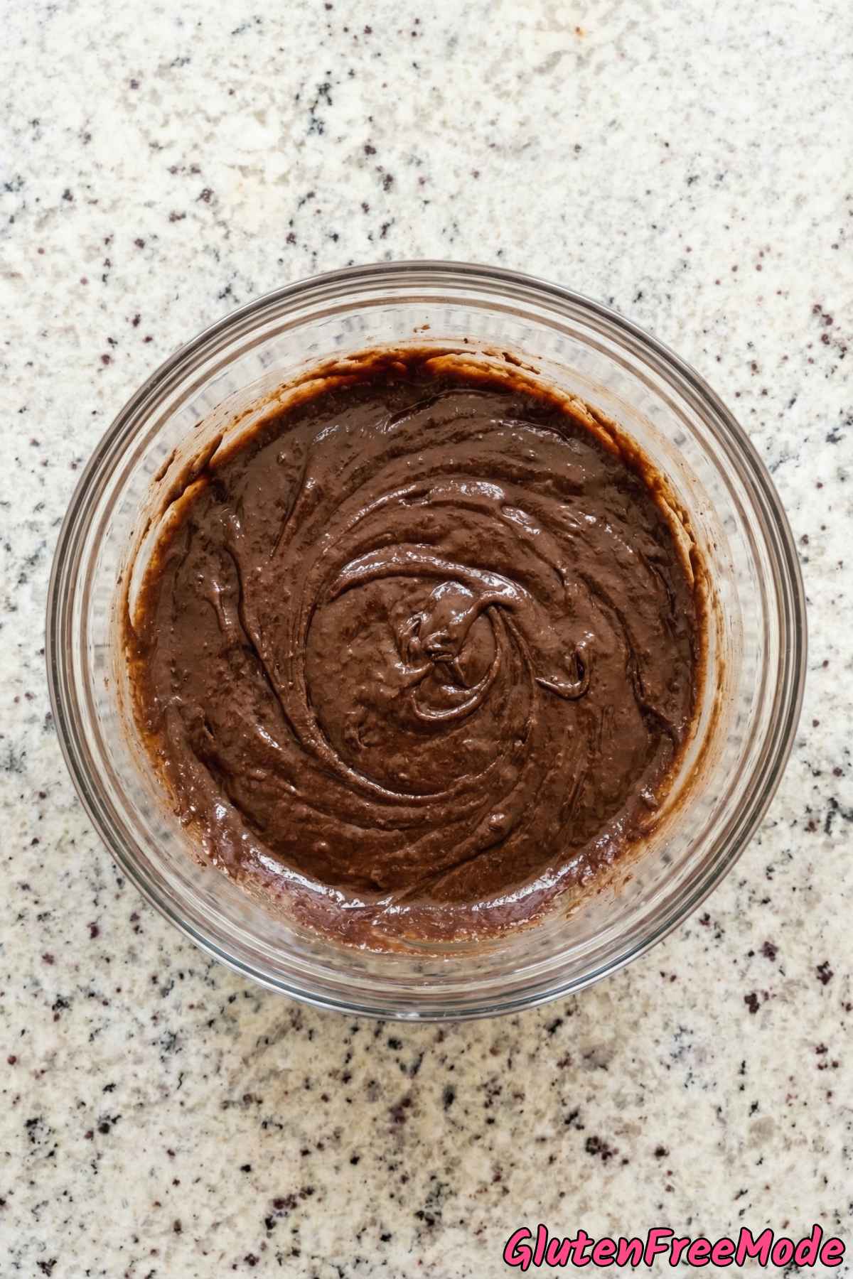 Gluten Free Peanut Butter Swirl Brownies Step 3