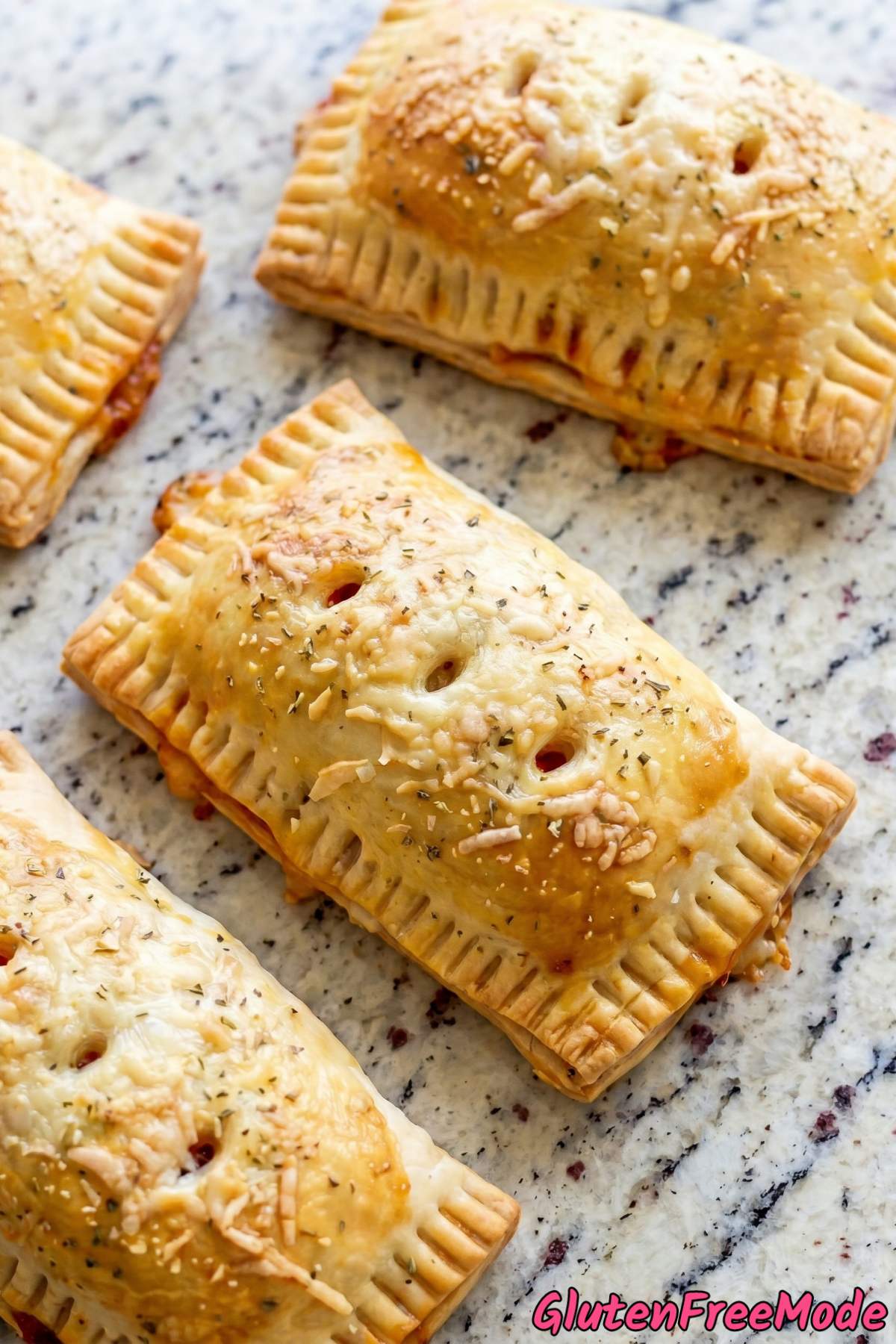 Savory gluten free pepperoni pizza hot pockets