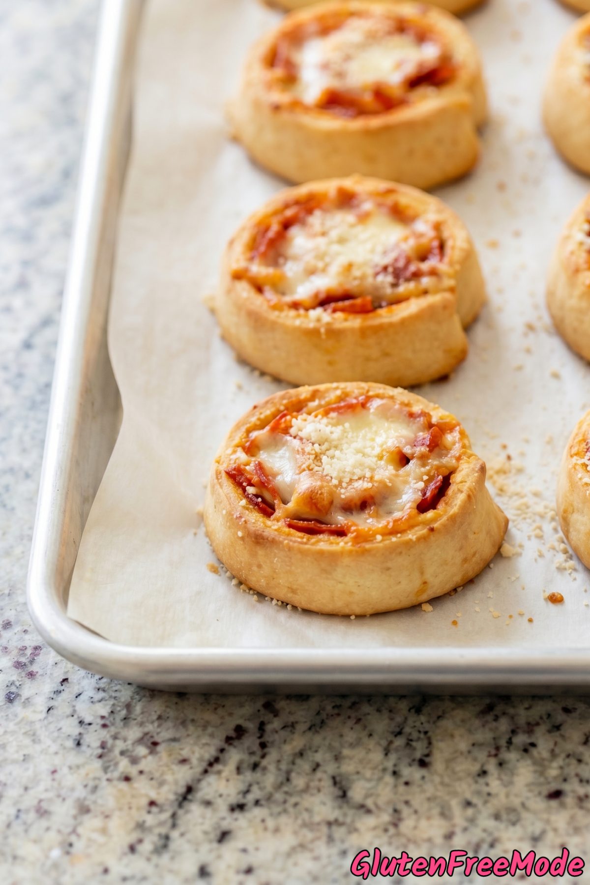 Savory homemade gluten free pizza rolls