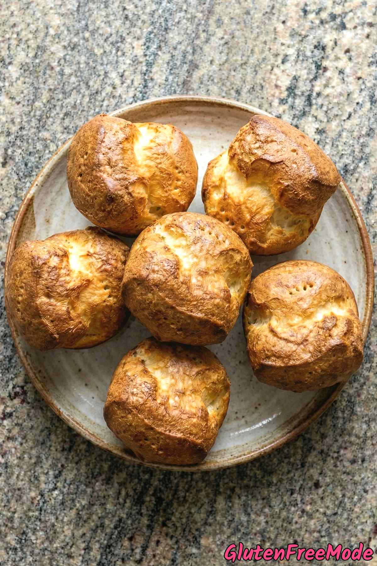 Perfectly puffed gluten free popovers