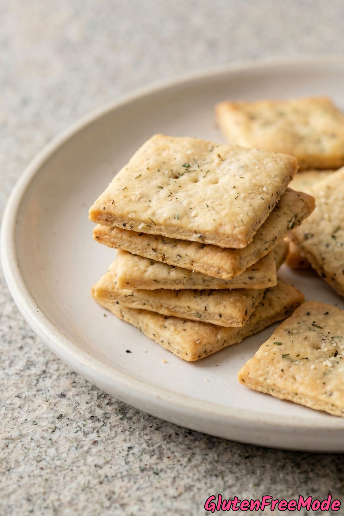 Irresistible gluten free ranch crackers