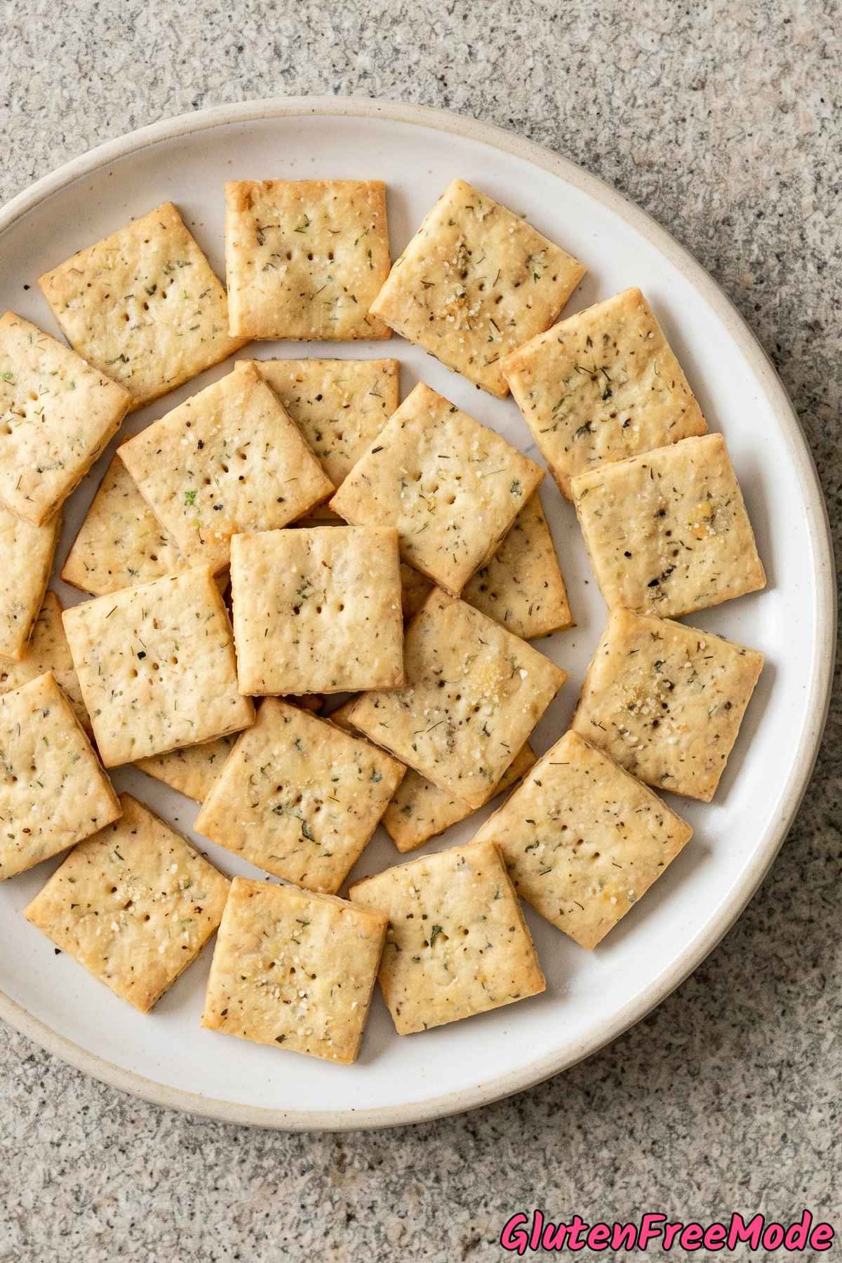 Wholesome gluten free ranch seasoned crackers