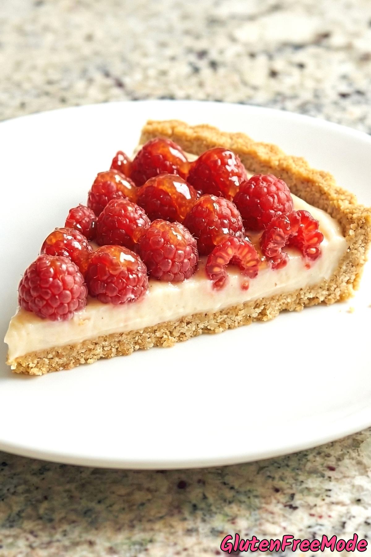 Decadent raspberry almond tart gluten free
