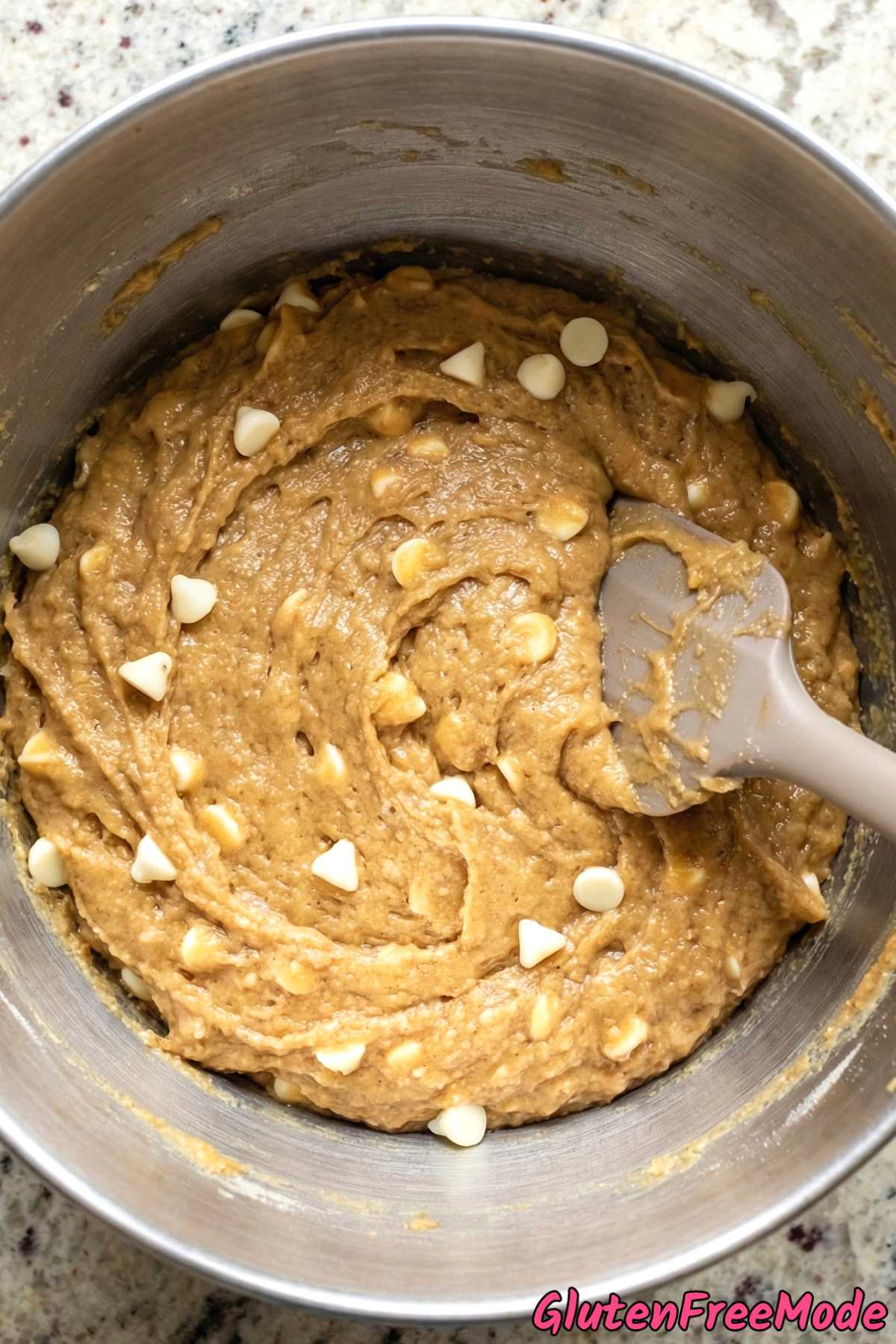 Gluten Free Raspberry Swirl Blondies Step 4