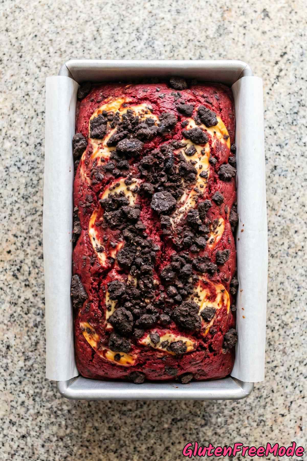 Luscious gluten free red velvet bread