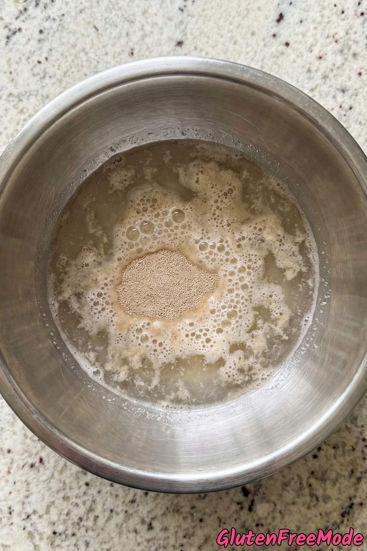 Gluten Free Rosemary & Sea Salt Focaccia Step 1