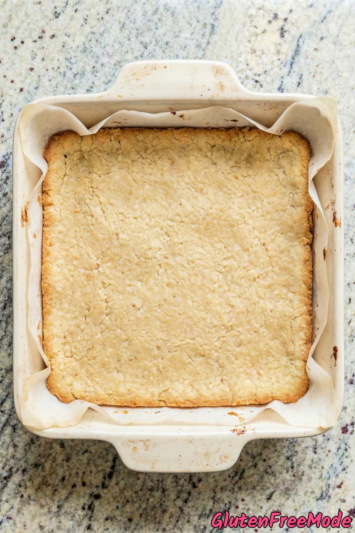 Gluten Free Samoa Cookie Bars Step 1