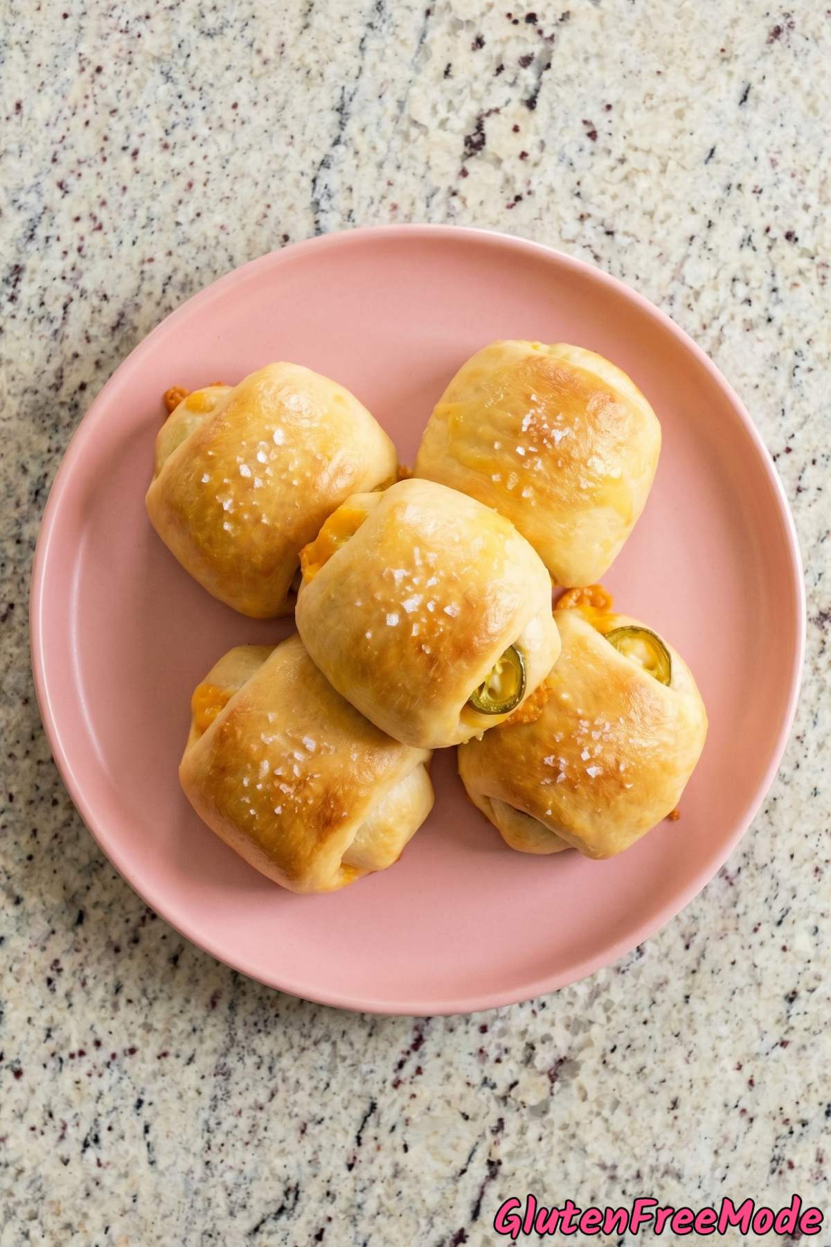 Tender gluten free sausage & cheese kolaches