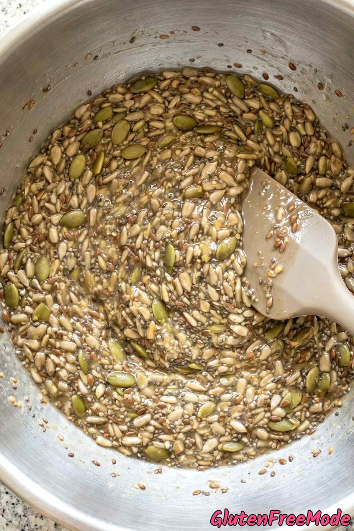 Gluten Free Savory Seed Crackers Step 3