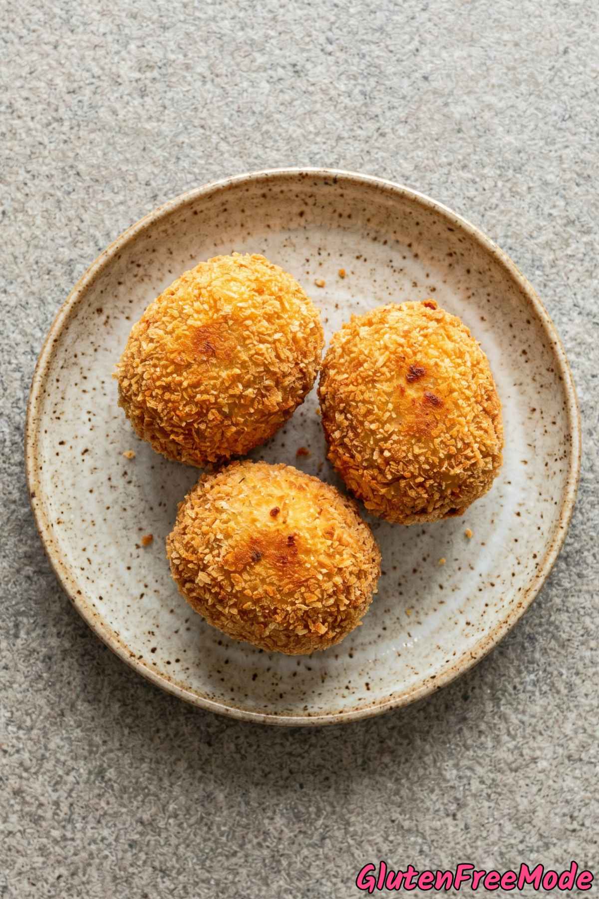 Savory gluten free scotch eggs served warm