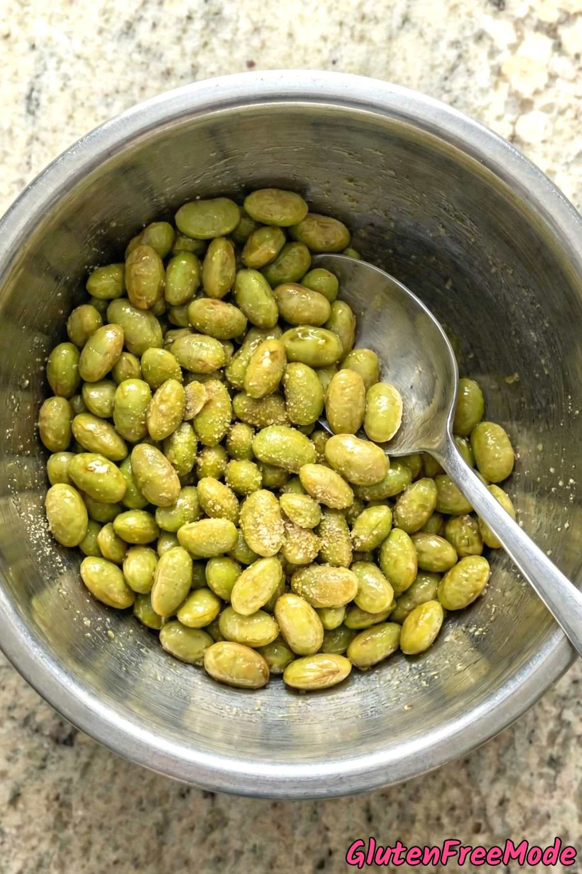 Gluten Free Sea Salt Edamame Snacks Step 3