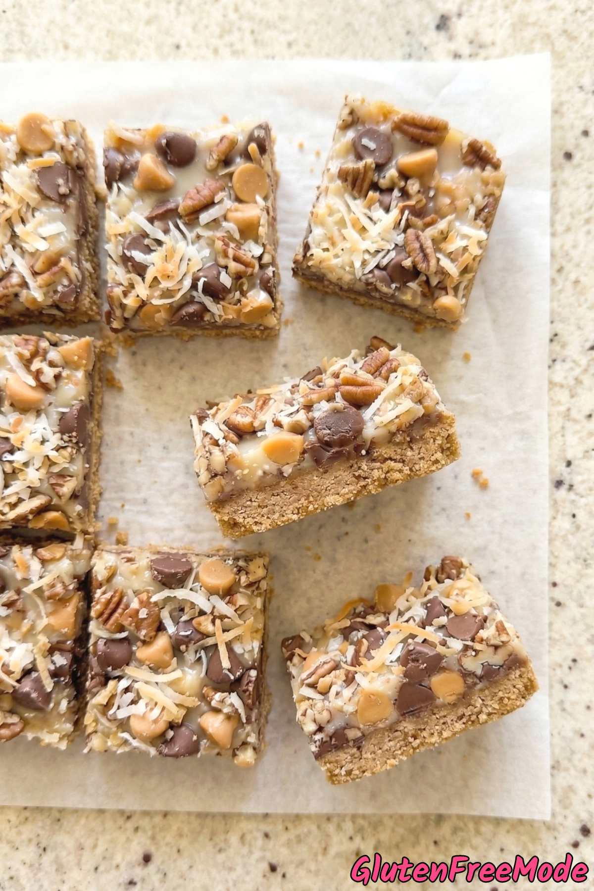 Irresistible gluten free seven layer magic bars