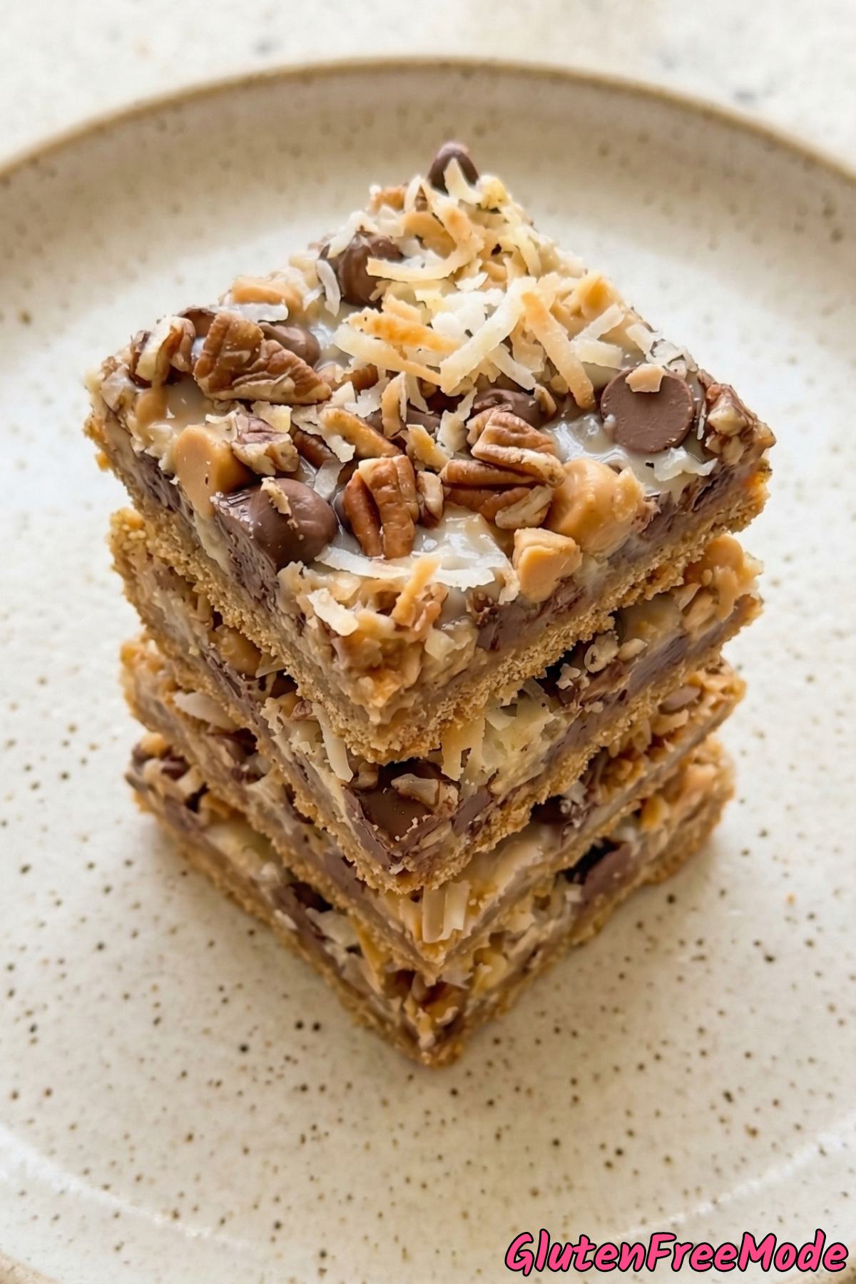 Sweet gluten free seven layer magic bars