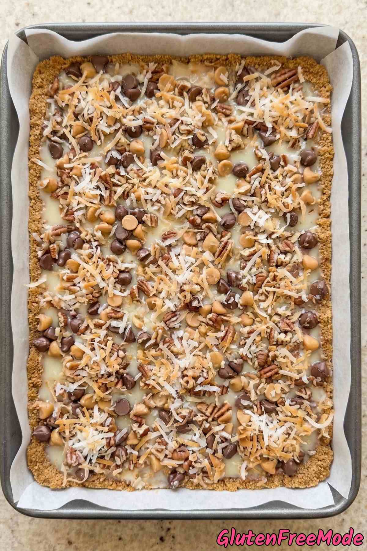 Gluten Free Seven Layer Magic Bars Step 4