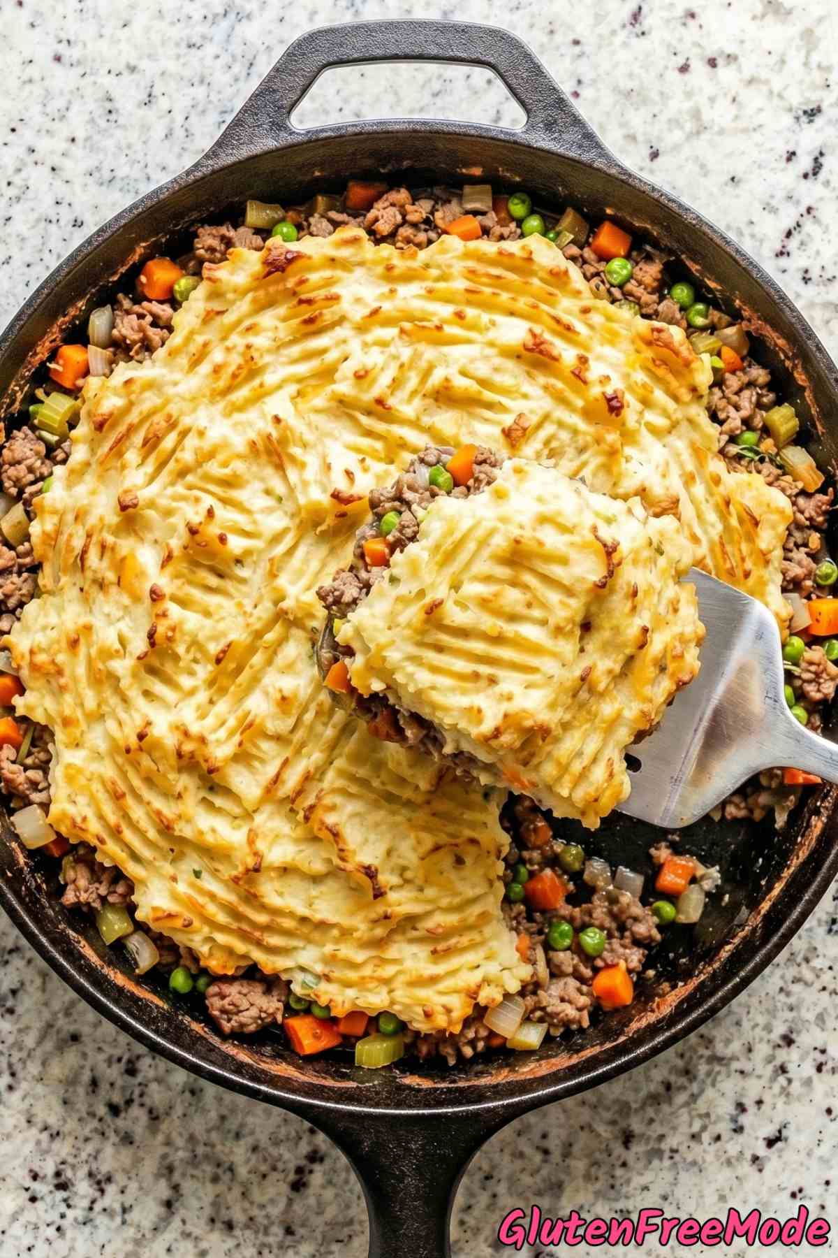 Wholesome gluten free shepherd's pie