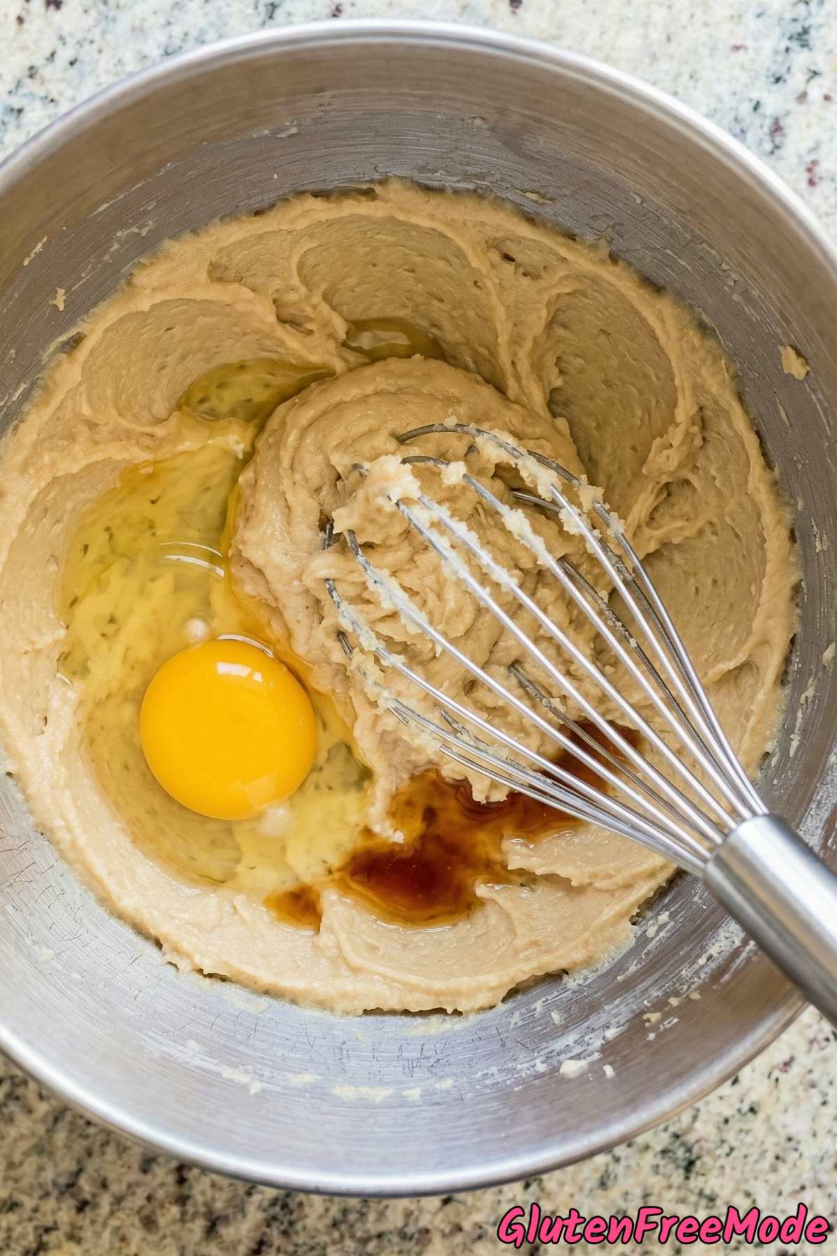 Gluten Free Snickers Cookie Bars Step 1