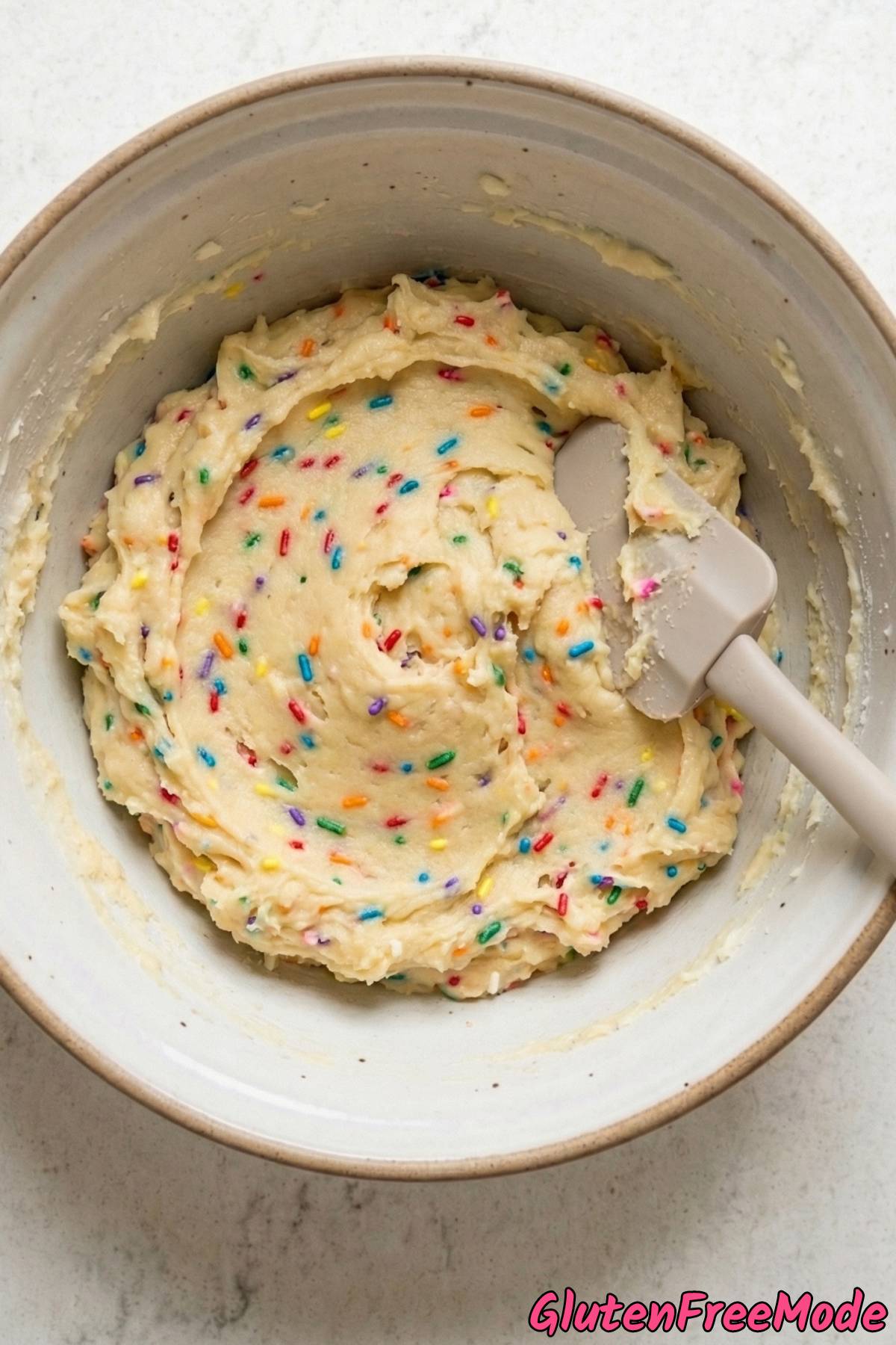 Gluten Free Soft Baked Funfetti Cookies Step 4