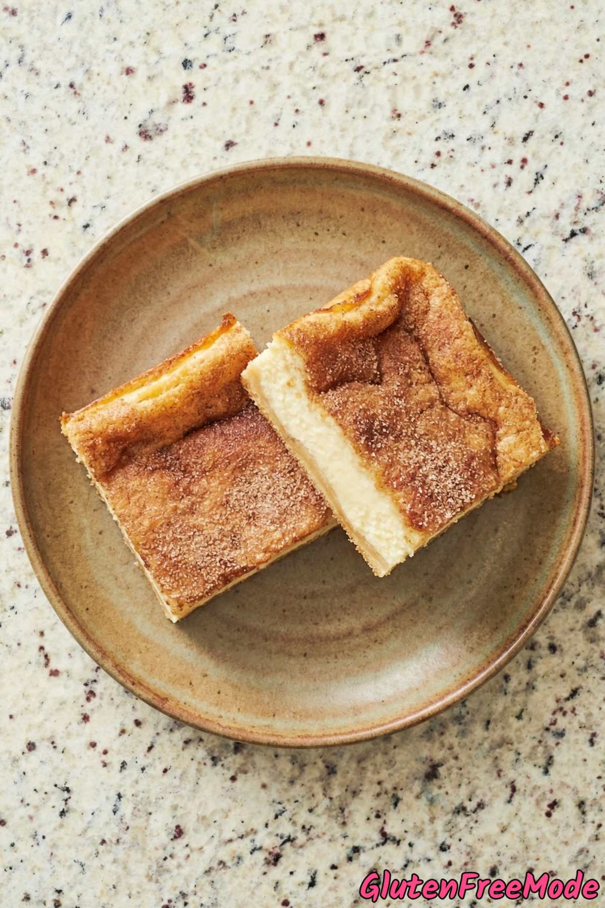 Rich gluten free sopapilla cheesecake bars