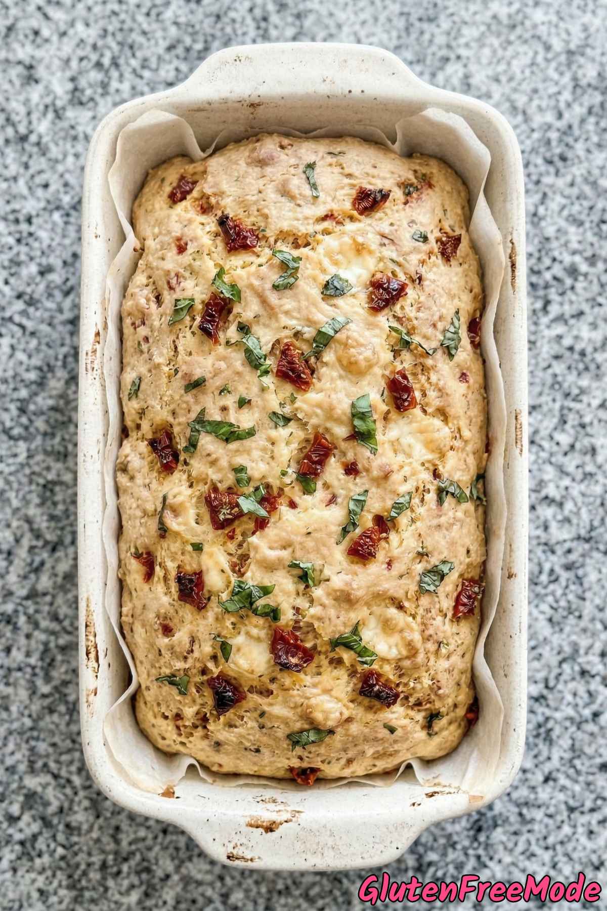 Gluten Free Sun-Dried Tomato Basil Bread Step 5