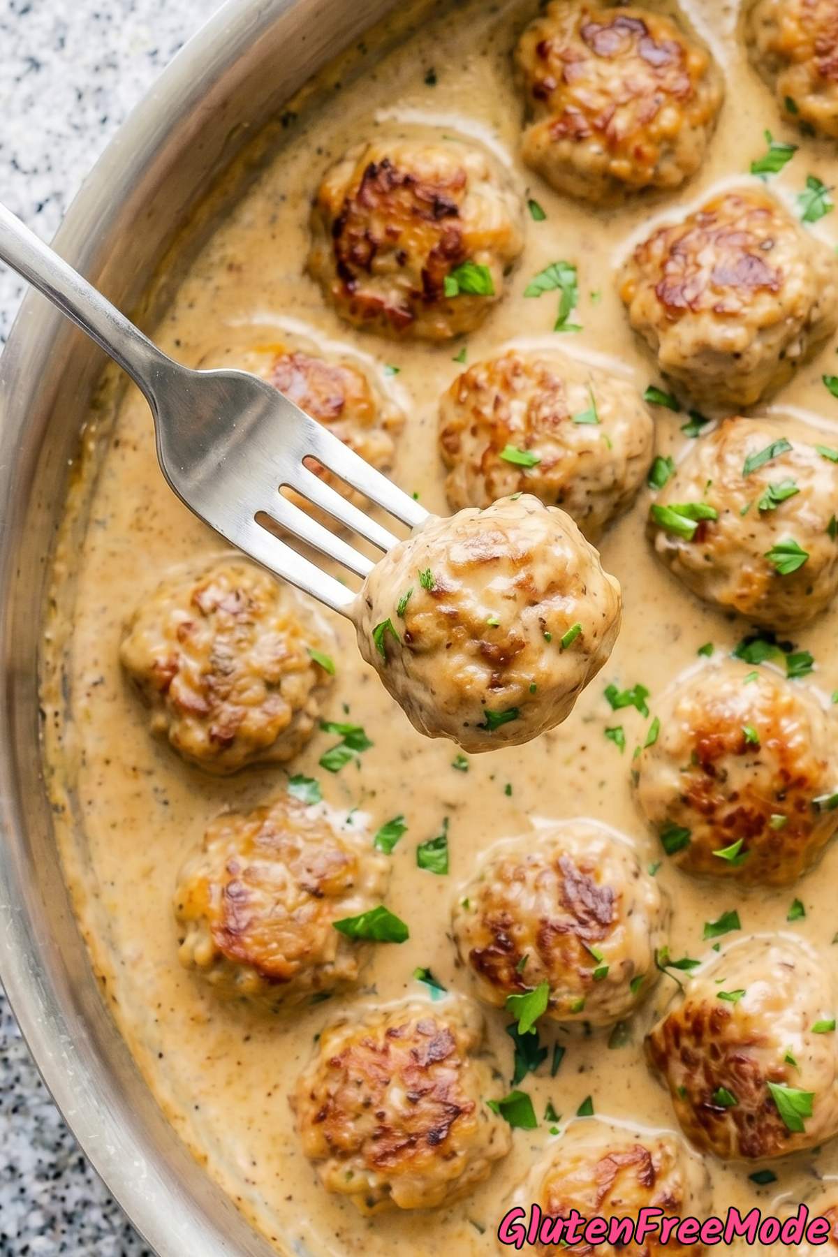 Comforting gluten free Swedish meatballs