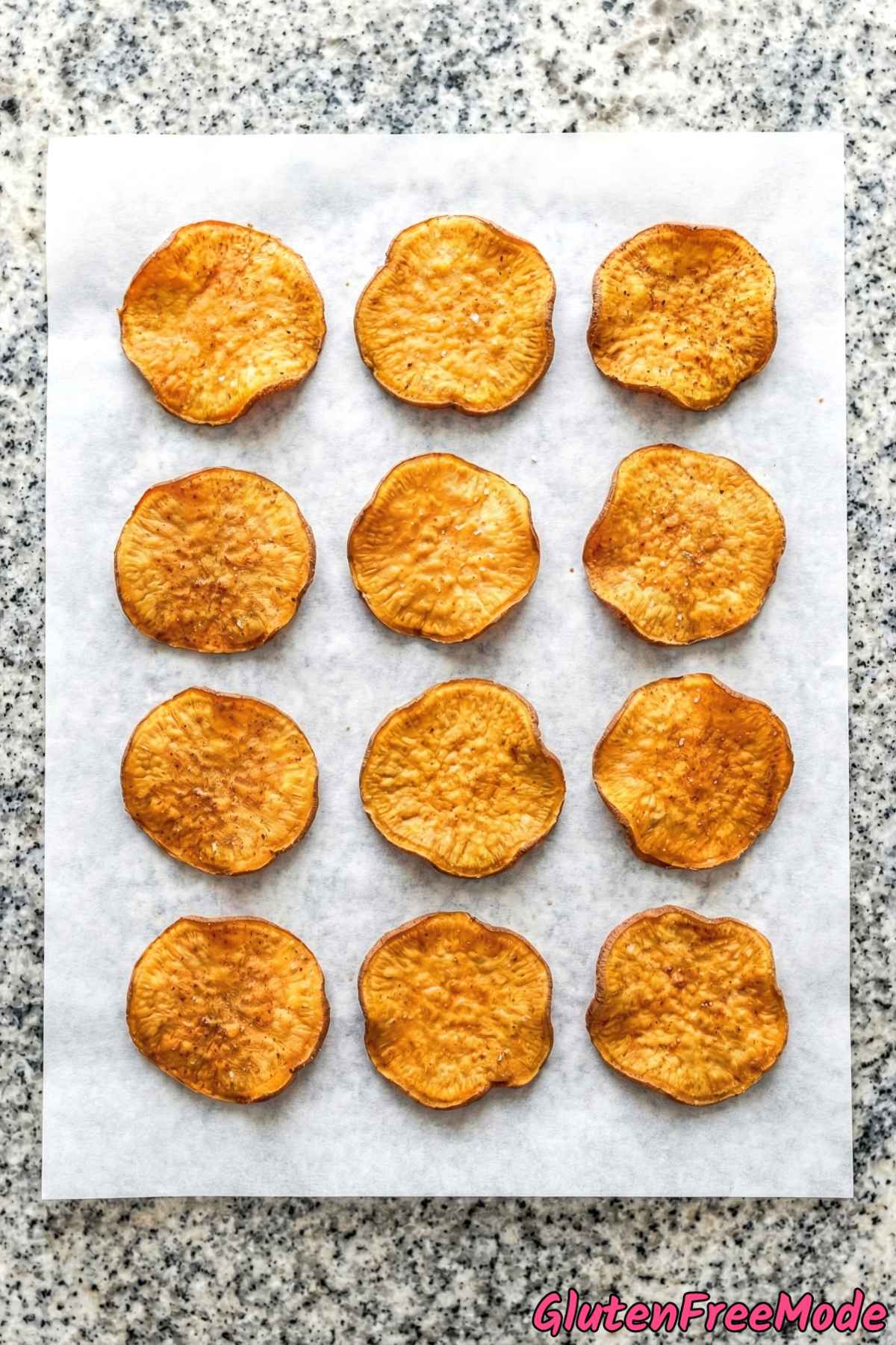 Wholesome gluten free sweet potato chips