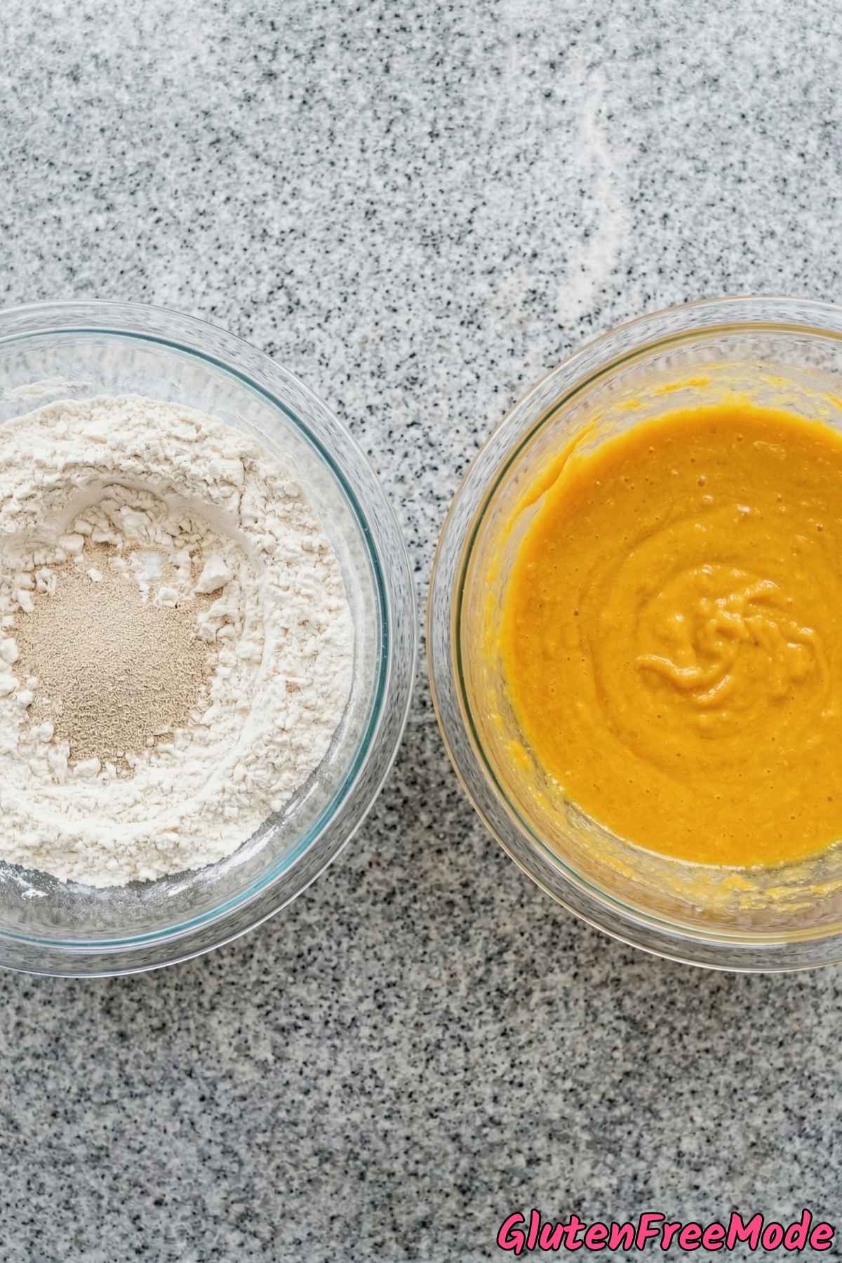 Gluten Free Sweet Potato Dinner Rolls Step 1