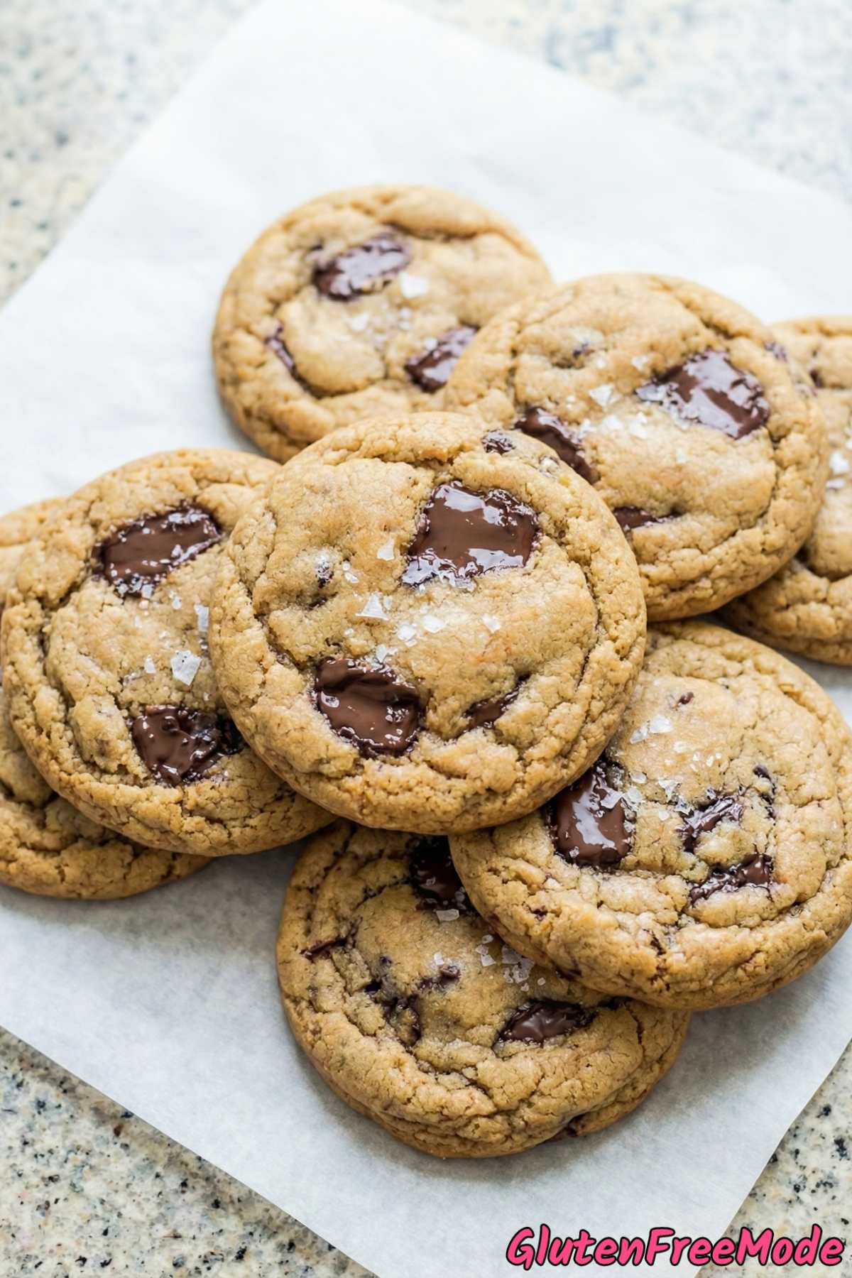Irresistible gluten free tahini chocolate chunk cookies