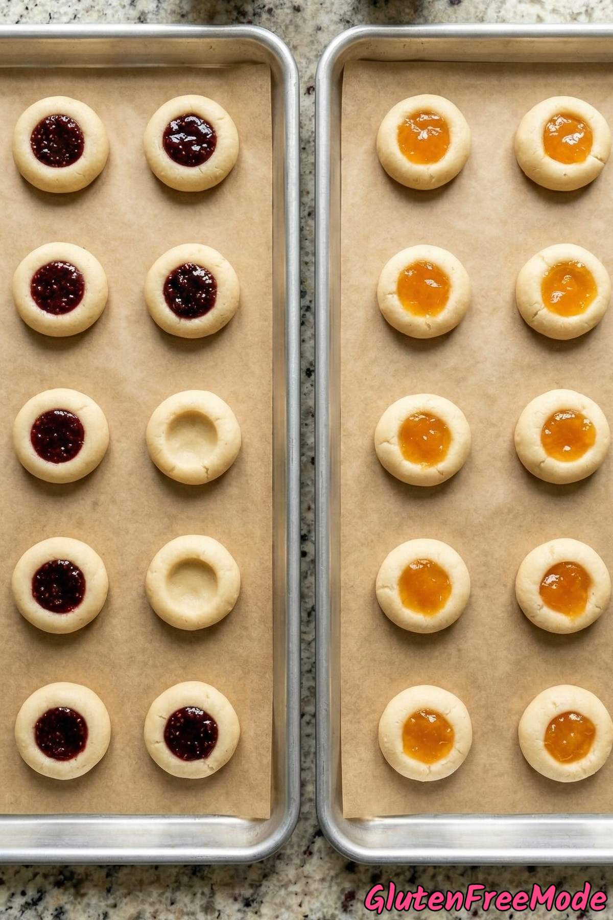 Gluten Free Thumbprint Jam Cookies Step 4